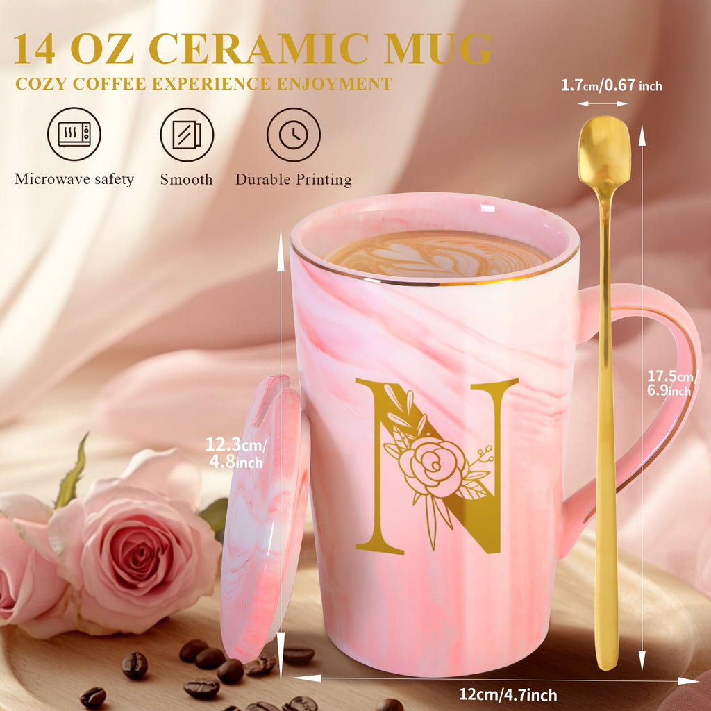 Personalized Ceramic Coffee Mug with Lid Cup Happy Birthday Gifts for Adult Men Women Who Have Everything Want Nothing Dad Mom Guys People Couples Parents Cool Funny Unique Present Special Christmas,G