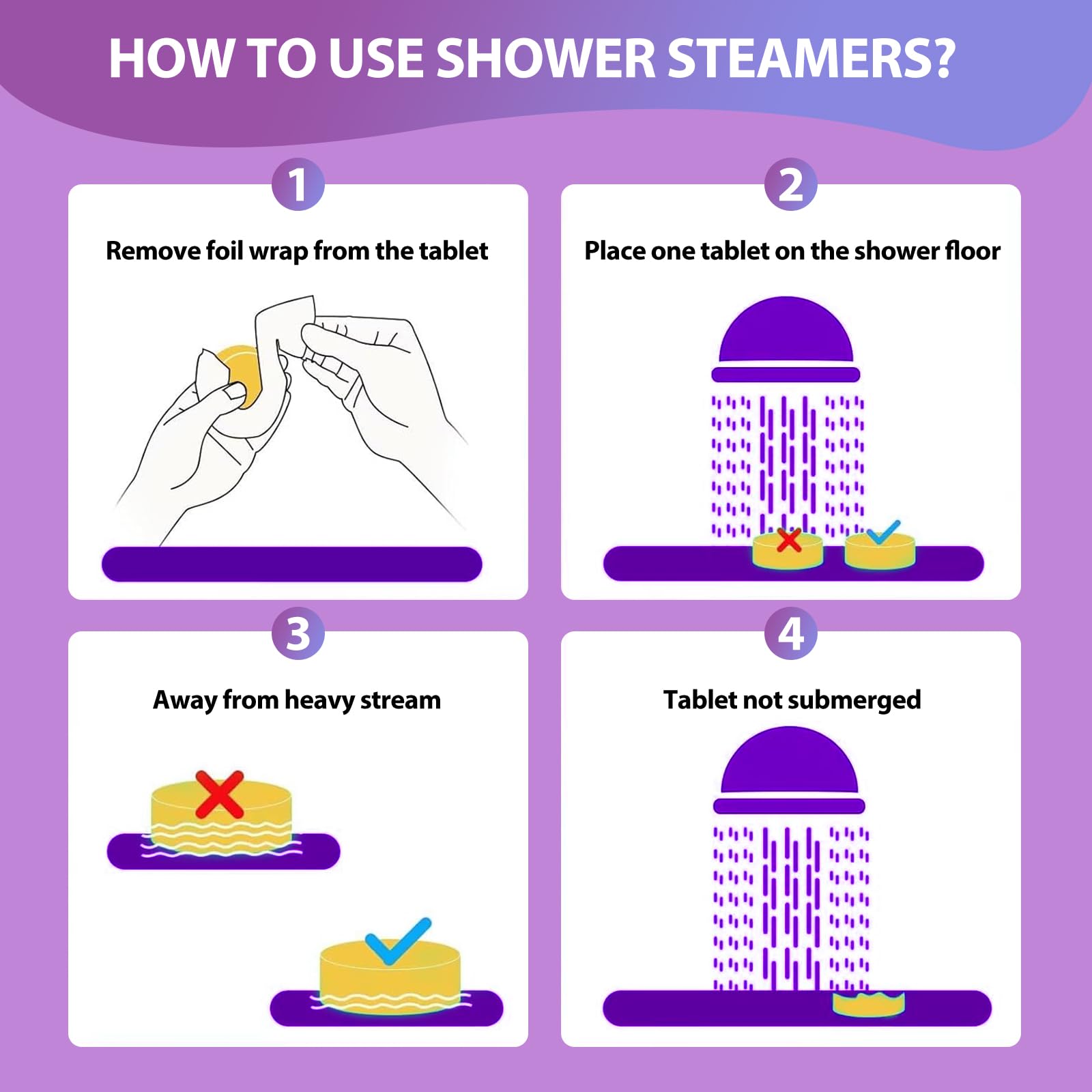 JoJowell Shower Steamers Aromatherapy - 18 Pack Birthday Gifts for Women Men, Mothers Day Gifts for Mom Wife Grandma from Daughter Son, Self Care with Natural Essential Oils Relaxation Home SPA