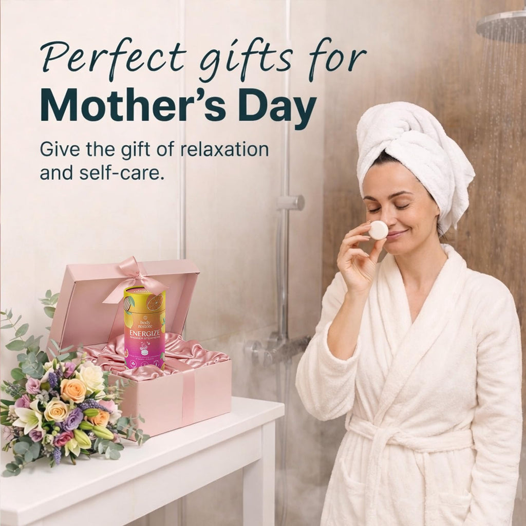 Body Restore Shower Steamers Aromatherapy 6 Pack – Mothers Day Gifts for Mom, Birthday Gifts for Women, Relaxation Stress Relief Self Care – Bloom