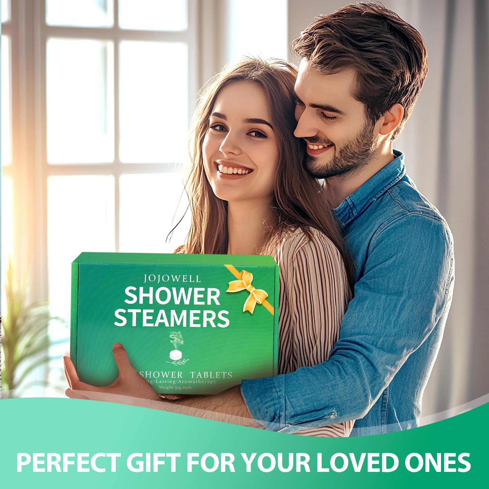 JoJowell Shower Steamers Aromatherapy - 18 Pack Birthday Gifts for Women Men, Mothers Day Gifts for Mom Wife Grandma from Daughter Son, Self Care with Natural Essential Oils Relaxation Home SPA