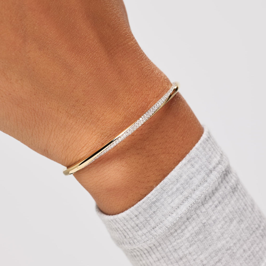 Ana Luisa Bracelets for Women - 14K Gold Plated & Silver Rhodium Bangle and Cuff Bracelets - Sleek Designs Perfect for Layering - Hypoallergenic, Water-Resistant, Tarnish-Free Bracelet for Daily Wear