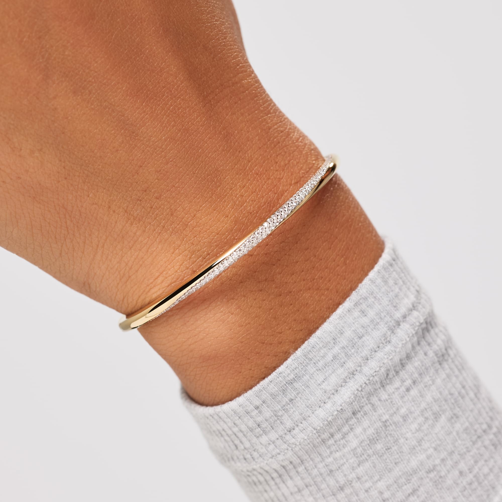 Ana Luisa Bracelets for Women - 14K Gold Plated & Silver Rhodium Bangle and Cuff Bracelets - Sleek Designs Perfect for Layering - Hypoallergenic, Water-Resistant, Tarnish-Free Bracelet for Daily Wear