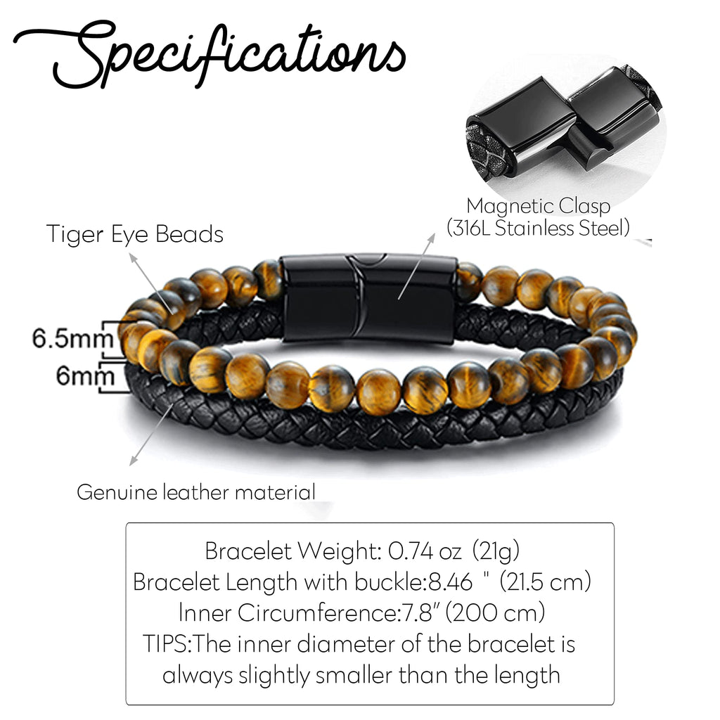 VNOX Viking Bracelet for Men - Genuine Leather Braided Viking Bracelets Vintage Thor's Hammer Wrap Cuff Wirstband Bracelets,Viking Jewelry for Men