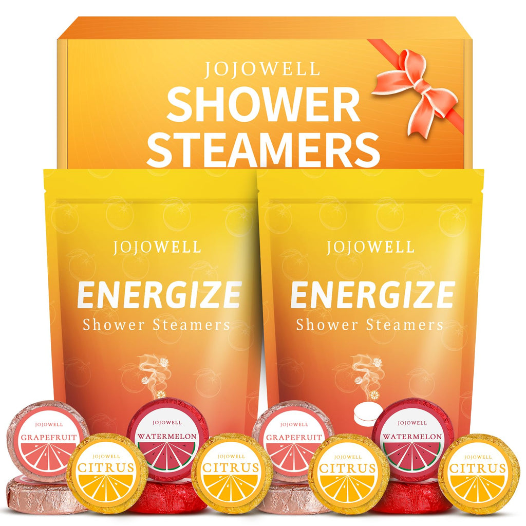 JoJowell Shower Steamers Aromatherapy - 18 Pack Birthday Gifts for Women Men, Mothers Day Gifts for Mom Wife Grandma from Daughter Son, Self Care with Natural Essential Oils Relaxation Home SPA