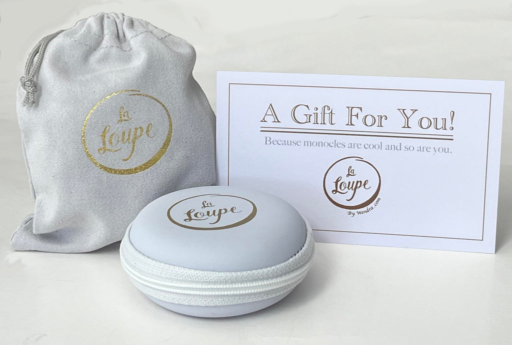 by Wendra Magnifying Necklace with Natural Crystal to Increase Vision & Energy. Handmade