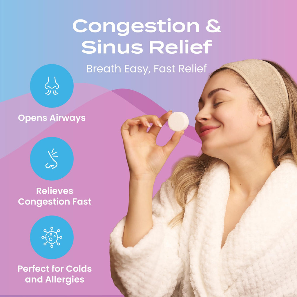 Body Restore Shower Steamers Aromatherapy 6 Pack – Mothers Day Gifts for Mom, Birthday Gifts for Women, Relaxation Stress Relief Self Care – Bloom