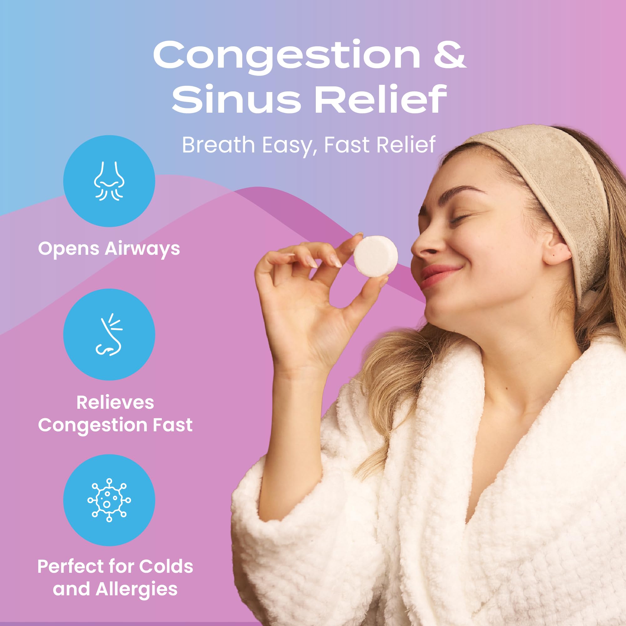 Body Restore Shower Steamers Aromatherapy 6 Pack – Mothers Day Gifts for Mom, Birthday Gifts for Women, Relaxation Stress Relief Self Care – Bloom