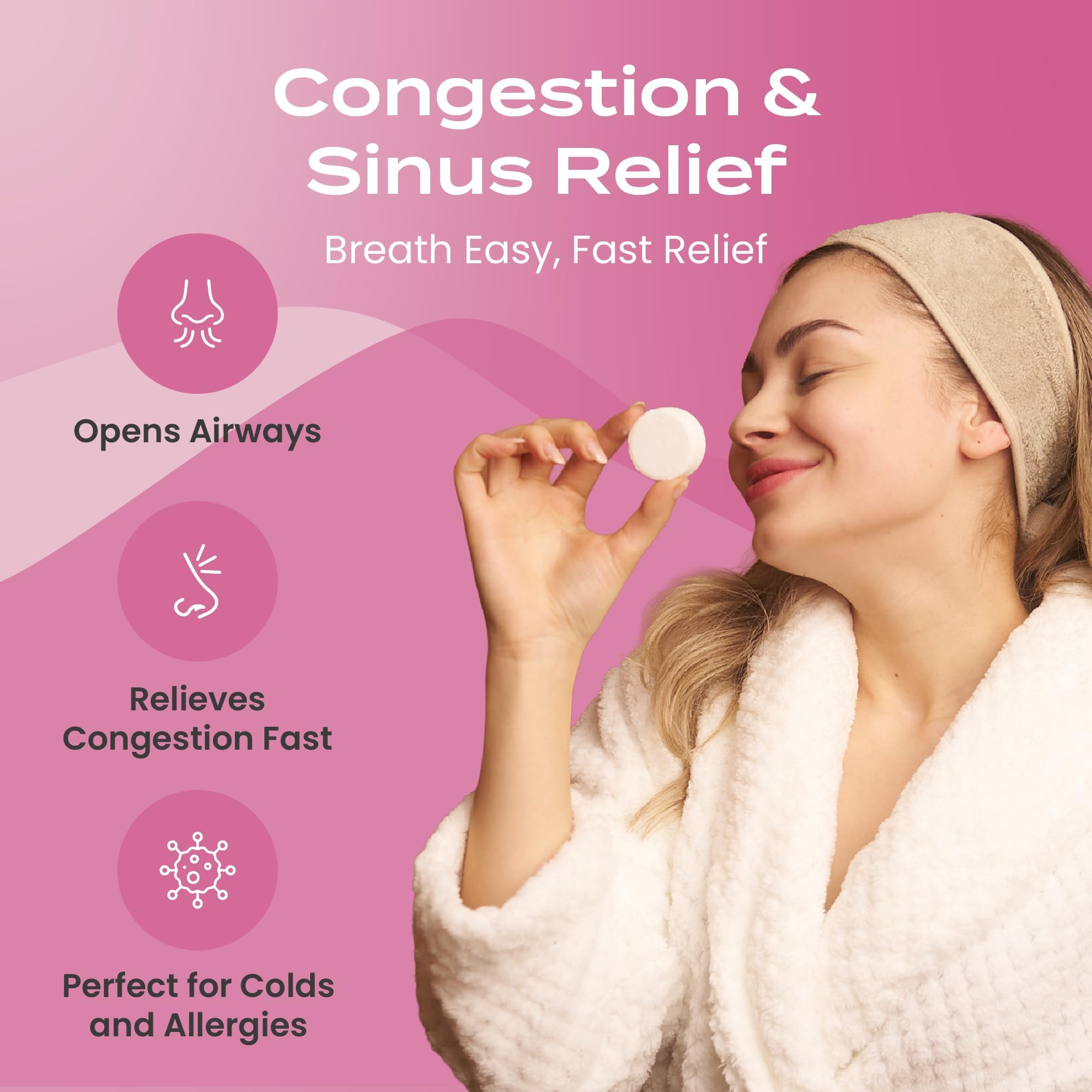 Body Restore Shower Steamers Aromatherapy 6 Pack – Mothers Day Gifts for Mom, Birthday Gifts for Women, Relaxation Stress Relief Self Care – Bloom