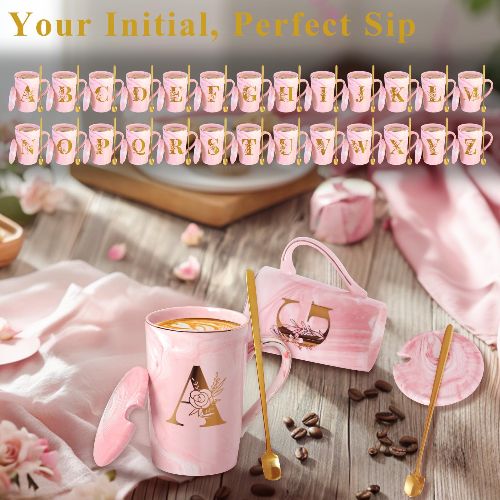 Personalized Ceramic Coffee Mug with Lid Cup Happy Birthday Gifts for Adult Men Women Who Have Everything Want Nothing Dad Mom Guys People Couples Parents Cool Funny Unique Present Special Christmas,G