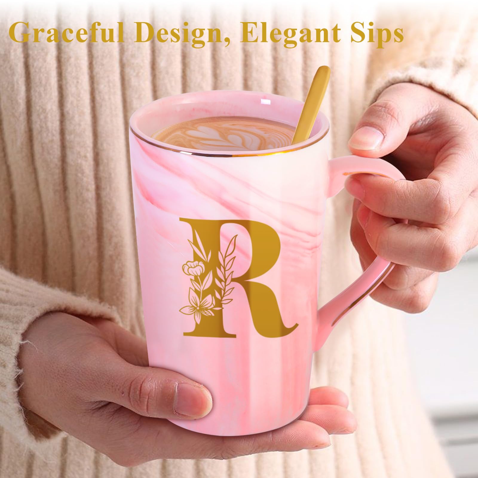 Personalized Ceramic Coffee Mug with Lid Cup Happy Birthday Gifts for Adult Men Women Who Have Everything Want Nothing Dad Mom Guys People Couples Parents Cool Funny Unique Present Special Christmas,G