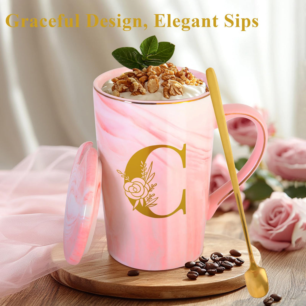 Personalized Ceramic Coffee Mug with Lid Cup Happy Birthday Gifts for Adult Men Women Who Have Everything Want Nothing Dad Mom Guys People Couples Parents Cool Funny Unique Present Special Christmas,G