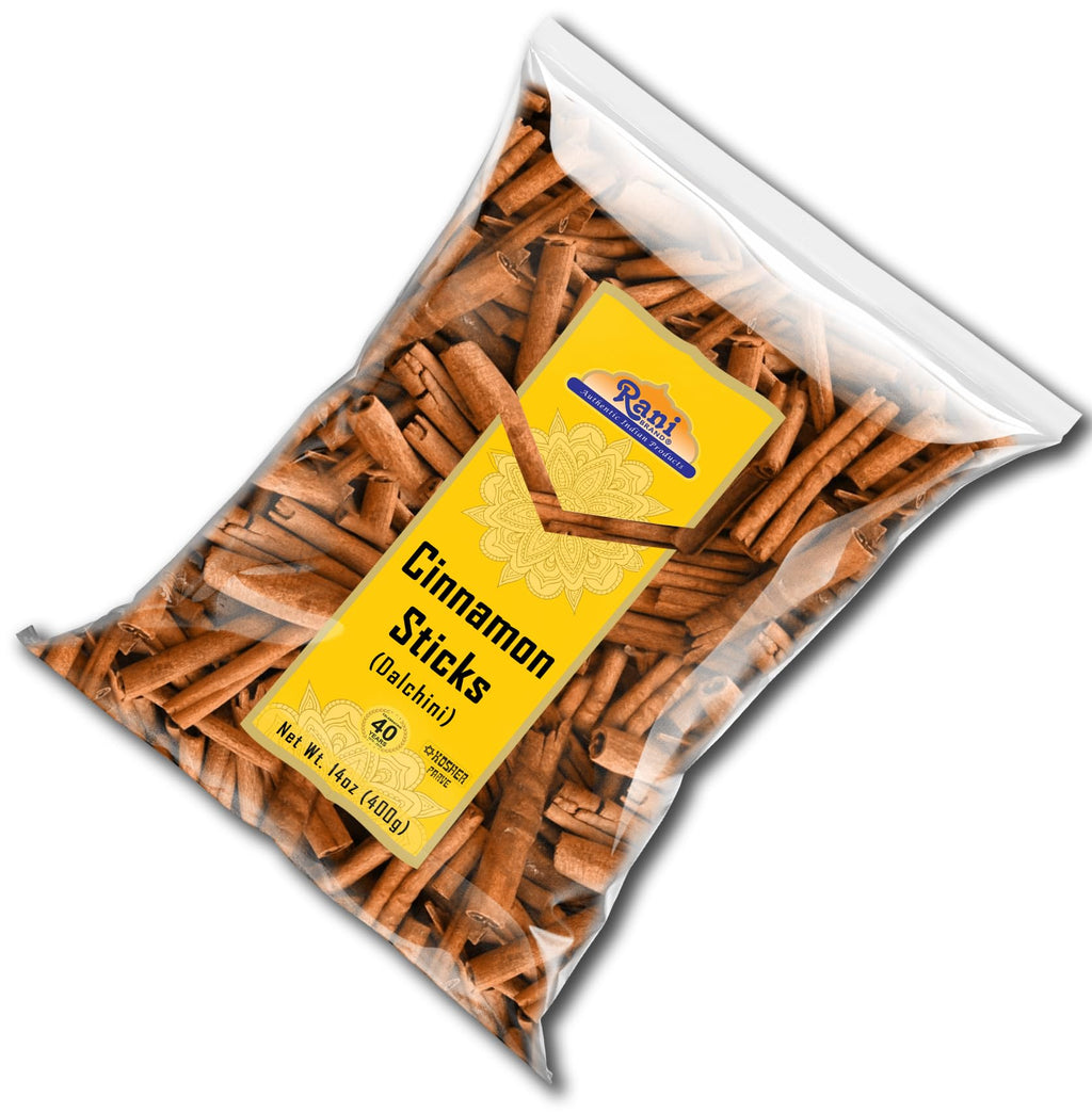 Rani Cinnamon Sticks 7oz (200g) - 36-44 Sticks - Strong Aroma, Perfect for Baking, Cooking & Beverages | 3+ Inches Length - Cassia Saigon Cinnamon from Vietnam | Kosher