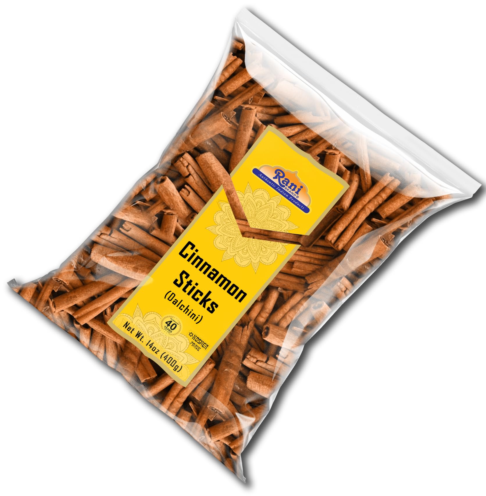Rani Cinnamon Sticks 7oz (200g) - 36-44 Sticks - Strong Aroma, Perfect for Baking, Cooking & Beverages | 3+ Inches Length - Cassia Saigon Cinnamon from Vietnam | Kosher