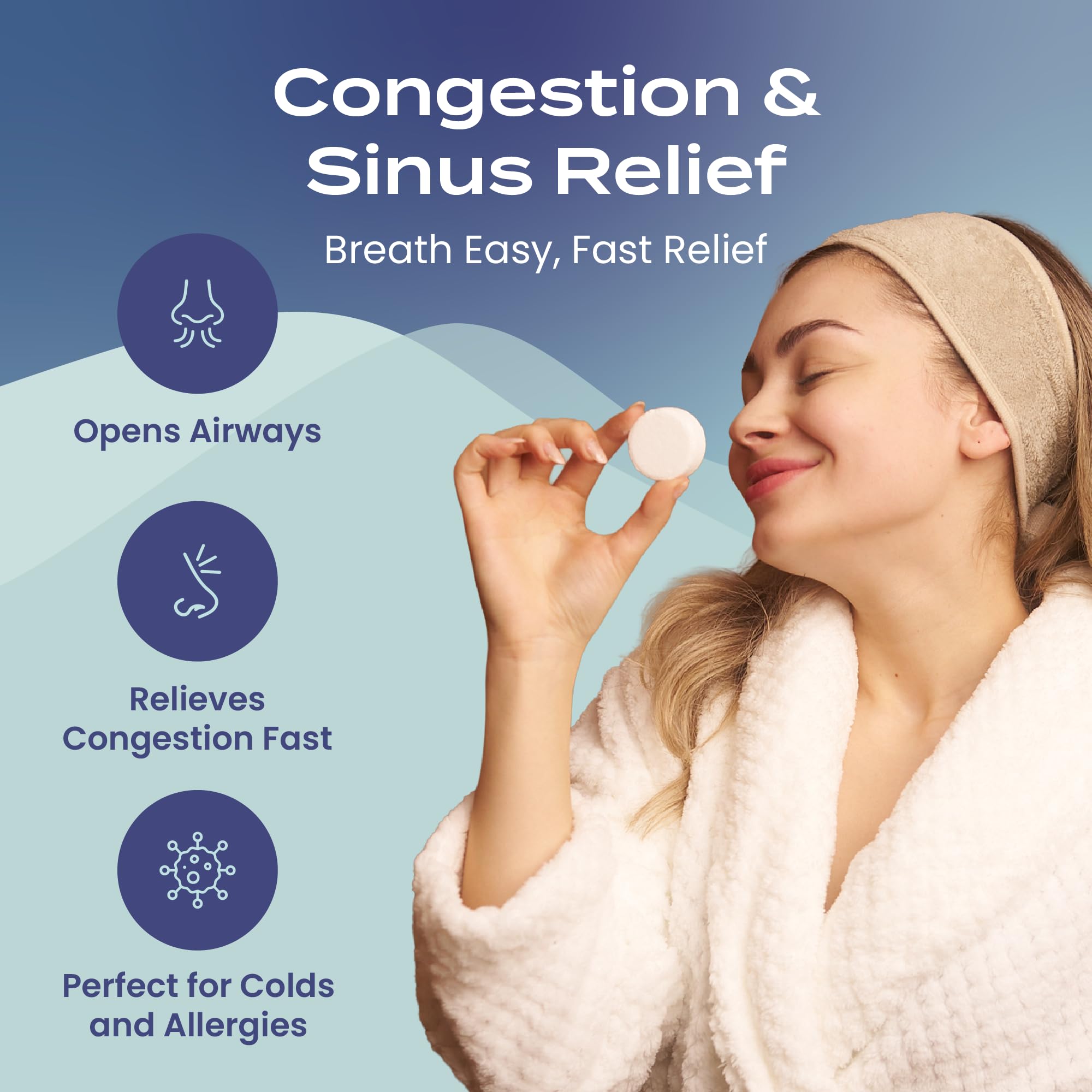 Body Restore Shower Steamers Aromatherapy 6 Pack – Mothers Day Gifts for Mom, Birthday Gifts for Women, Relaxation Stress Relief Self Care – Bloom