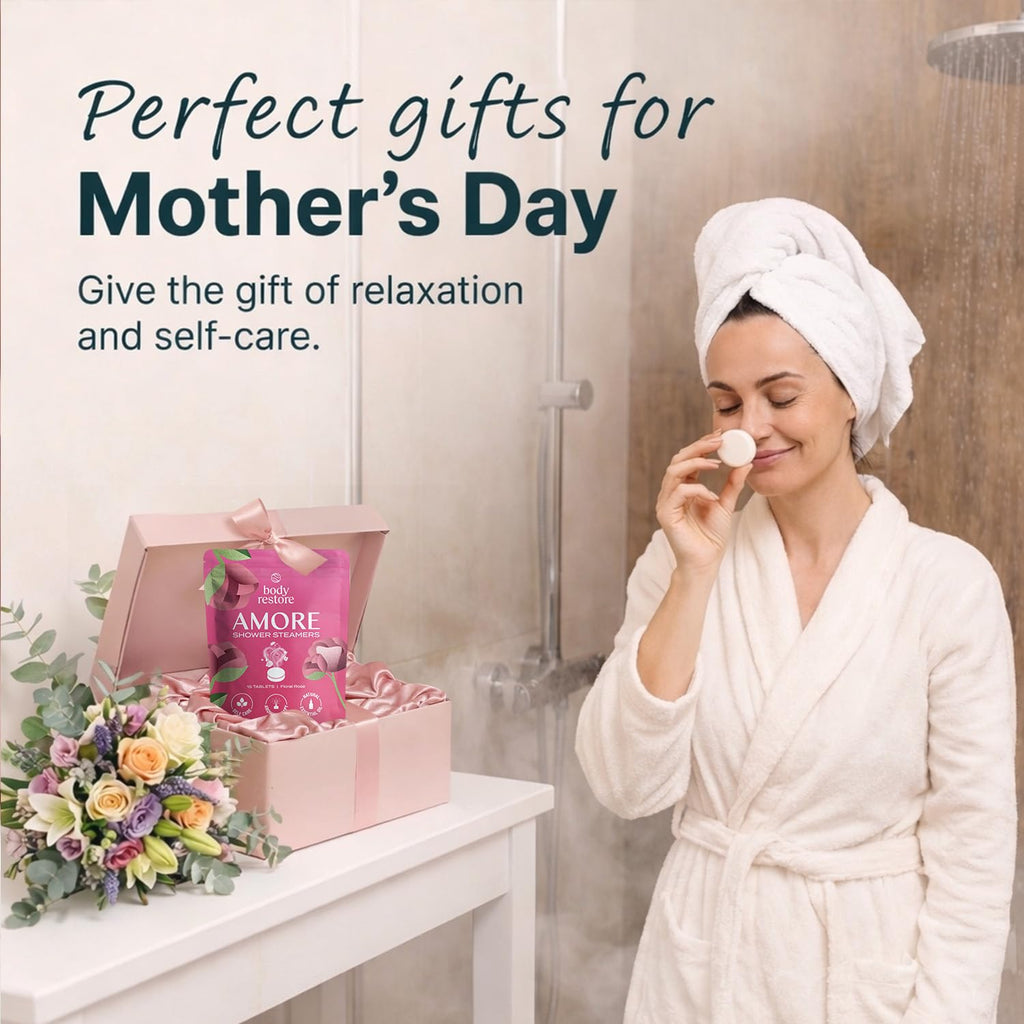 Body Restore Shower Steamers Aromatherapy 6 Pack – Mothers Day Gifts for Mom, Birthday Gifts for Women, Relaxation Stress Relief Self Care – Bloom