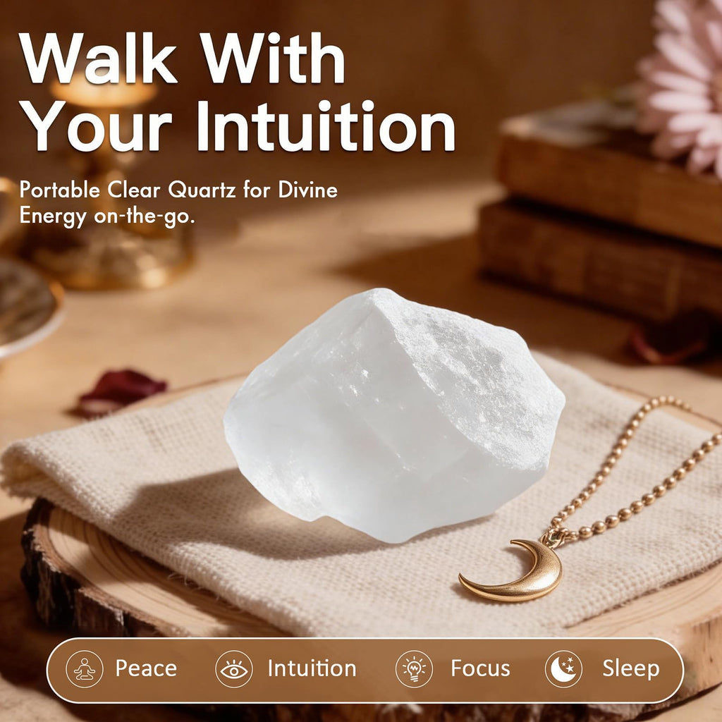 7 Chakra Healing Crystals Set - Large Raw Stones Energy Alignment Kit with Wooden Gift Box & Guidebook