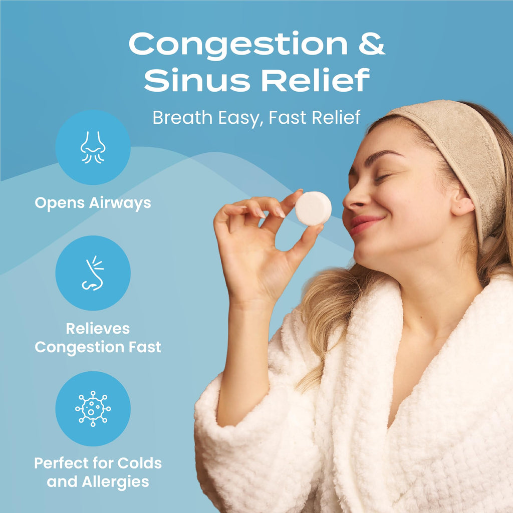 Body Restore Shower Steamers Aromatherapy 6 Pack – Mothers Day Gifts for Mom, Birthday Gifts for Women, Relaxation Stress Relief Self Care – Bloom