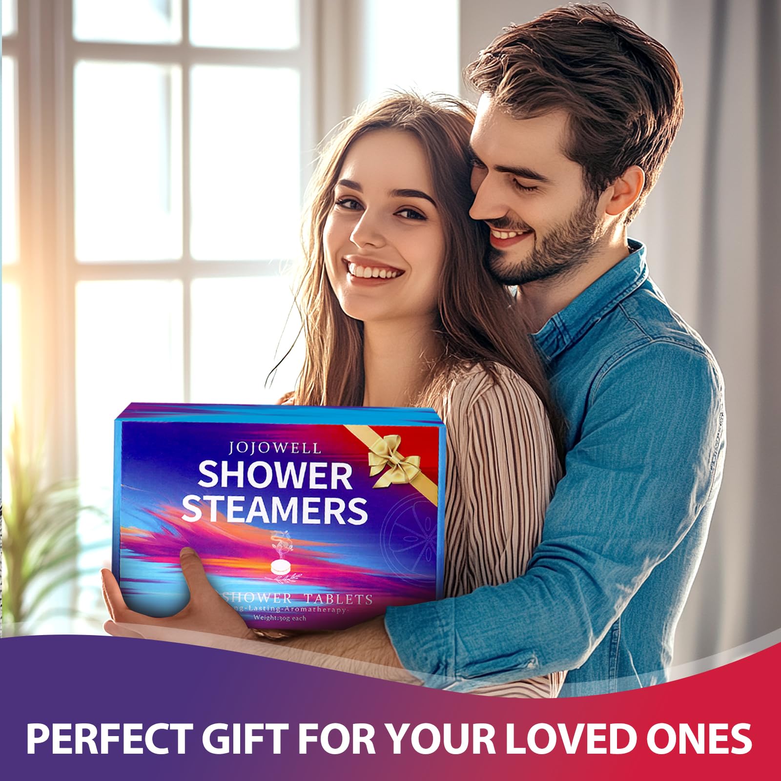 JoJowell Shower Steamers Aromatherapy - 18 Pack Birthday Gifts for Women Men, Mothers Day Gifts for Mom Wife Grandma from Daughter Son, Self Care with Natural Essential Oils Relaxation Home SPA