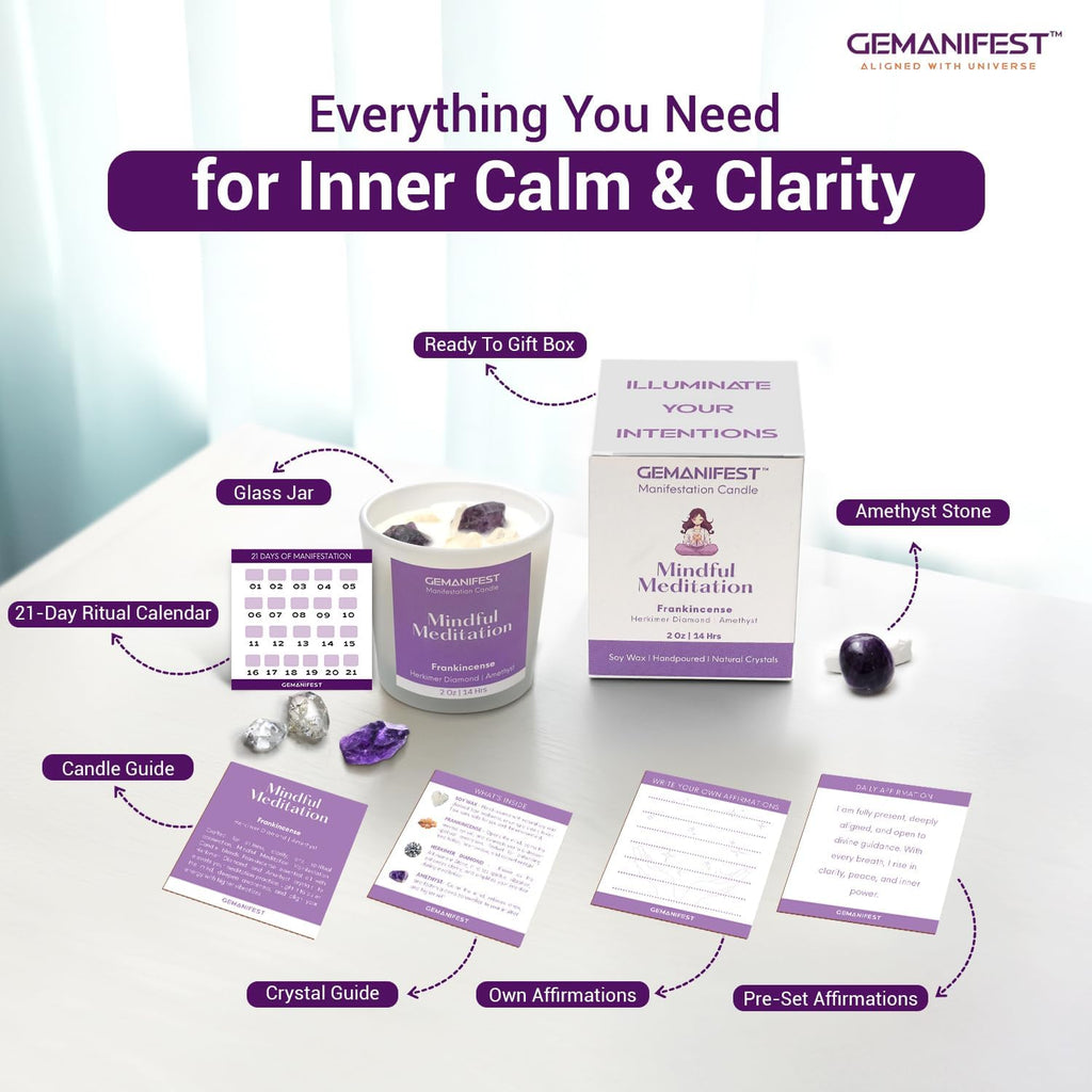 Money Manifestation Candle with Pyrite Bracelet for Wealth Prosperity and Success Pumpkin Spice Soy Candles for Office Home Scented Prosperity Crystal Candle Gifts for Men Women