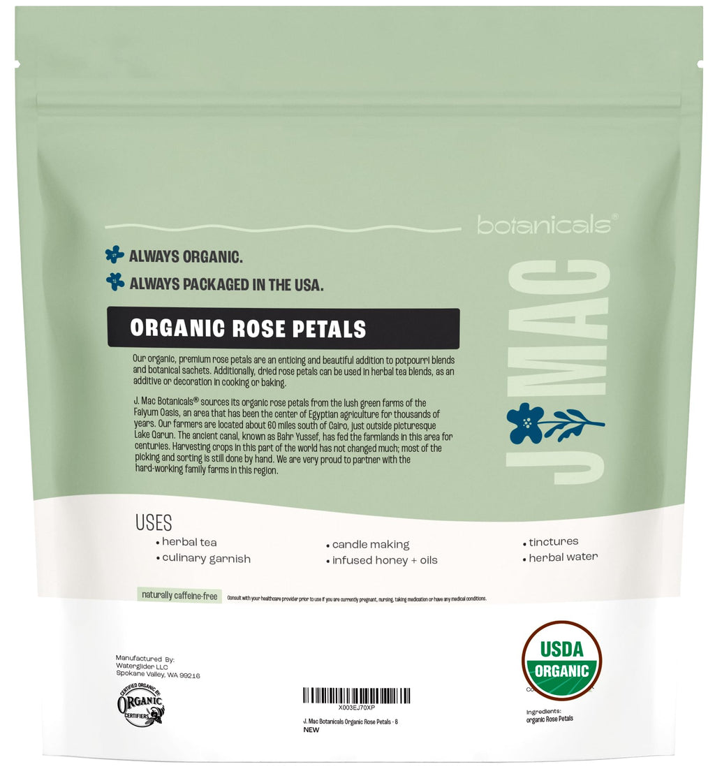 J Mac Botanicals, Organic Dandelion Leaves (4 oz bag) USDA Certified Organic Dandelion leaf tea, te diente de leon organico, Packaged in the USA, Cut and Sifted, No Caffeine