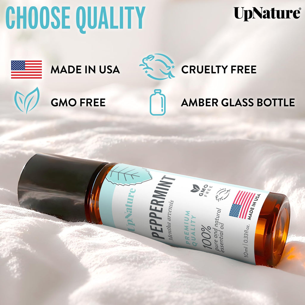 UpNature Calm Essential Oil Roll On - Self Care Gifts for Mom Women Her - 100% Natural Aromatherapy Blend for Relaxation Relief