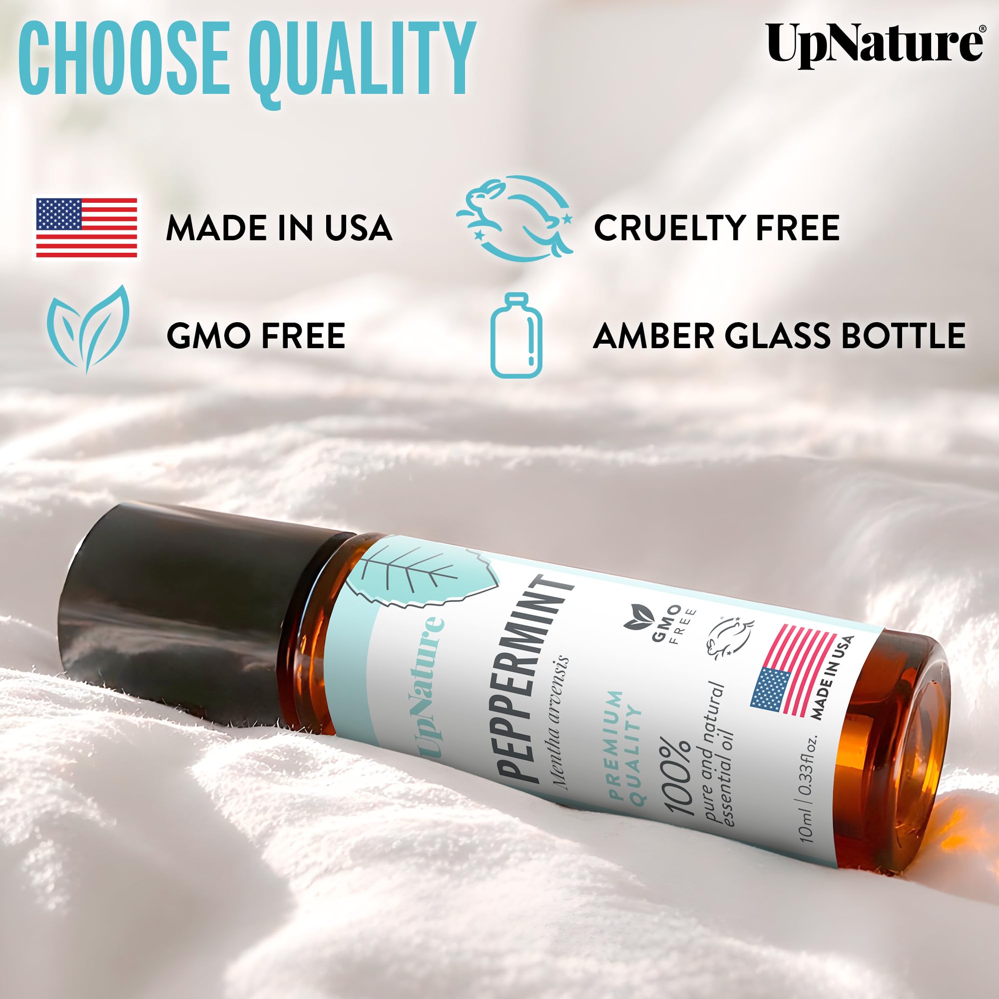UpNature Calm Essential Oil Roll On - Self Care Gifts for Mom Women Her - 100% Natural Aromatherapy Blend for Relaxation Relief