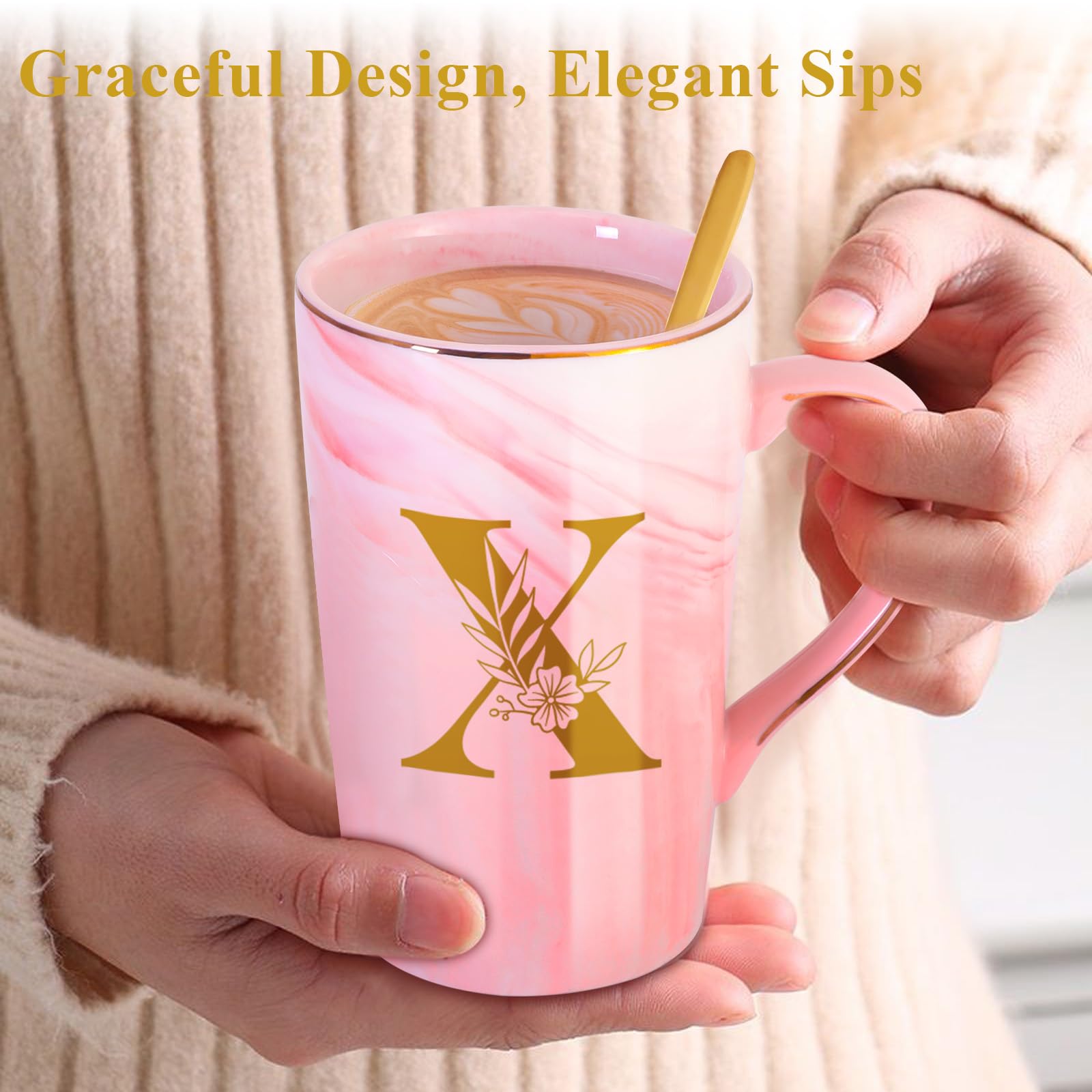 Personalized Ceramic Coffee Mug with Lid Cup Happy Birthday Gifts for Adult Men Women Who Have Everything Want Nothing Dad Mom Guys People Couples Parents Cool Funny Unique Present Special Christmas,G