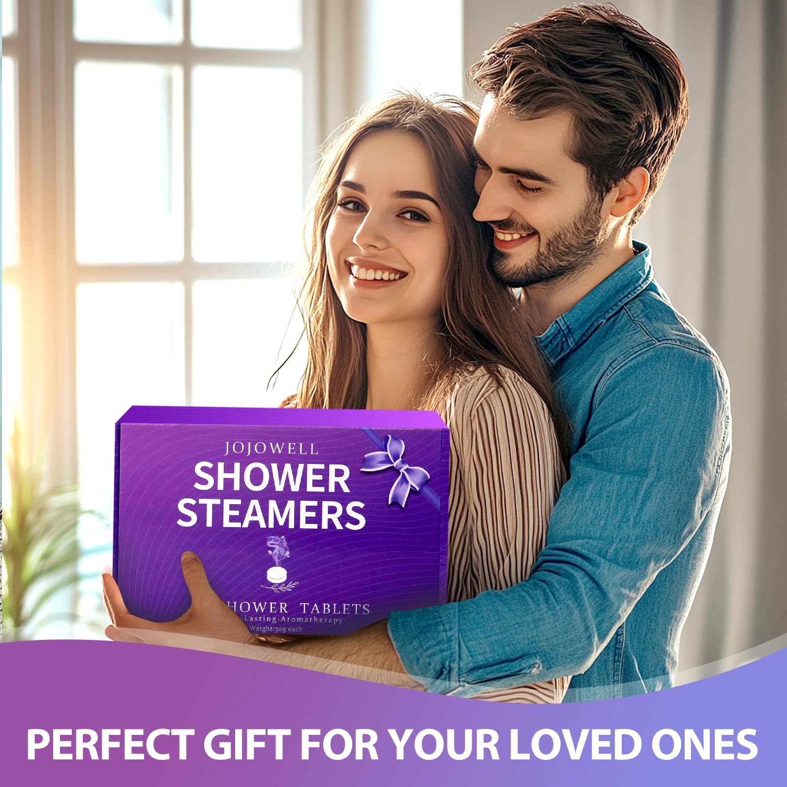 JoJowell Shower Steamers Aromatherapy - 18 Pack Birthday Gifts for Women Men, Mothers Day Gifts for Mom Wife Grandma from Daughter Son, Self Care with Natural Essential Oils Relaxation Home SPA