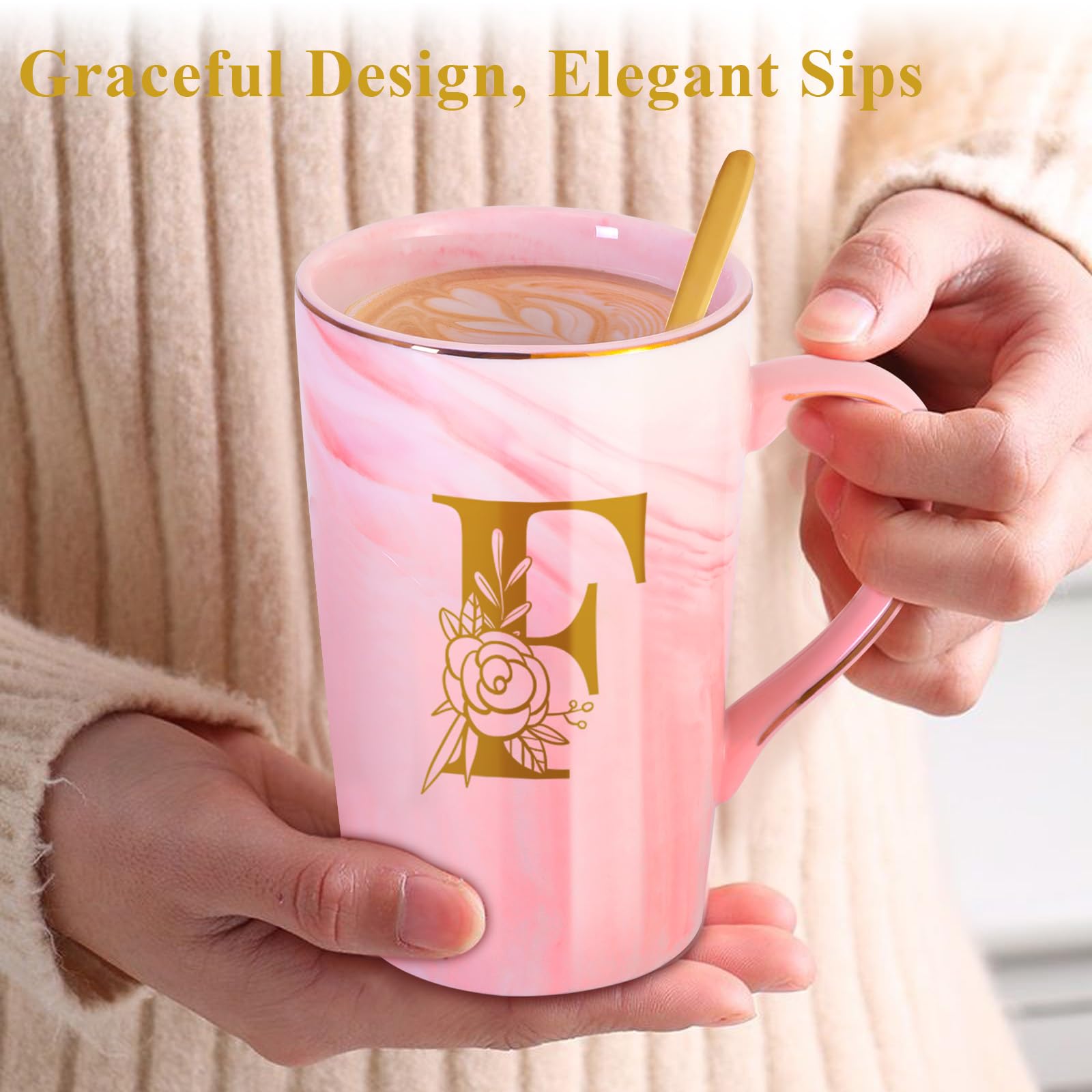 Personalized Ceramic Coffee Mug with Lid Cup Happy Birthday Gifts for Adult Men Women Who Have Everything Want Nothing Dad Mom Guys People Couples Parents Cool Funny Unique Present Special Christmas,G