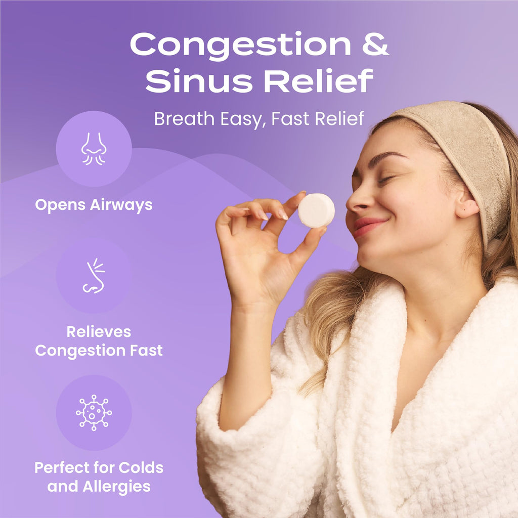 Body Restore Shower Steamers Aromatherapy 6 Pack – Mothers Day Gifts for Mom, Birthday Gifts for Women, Relaxation Stress Relief Self Care – Bloom