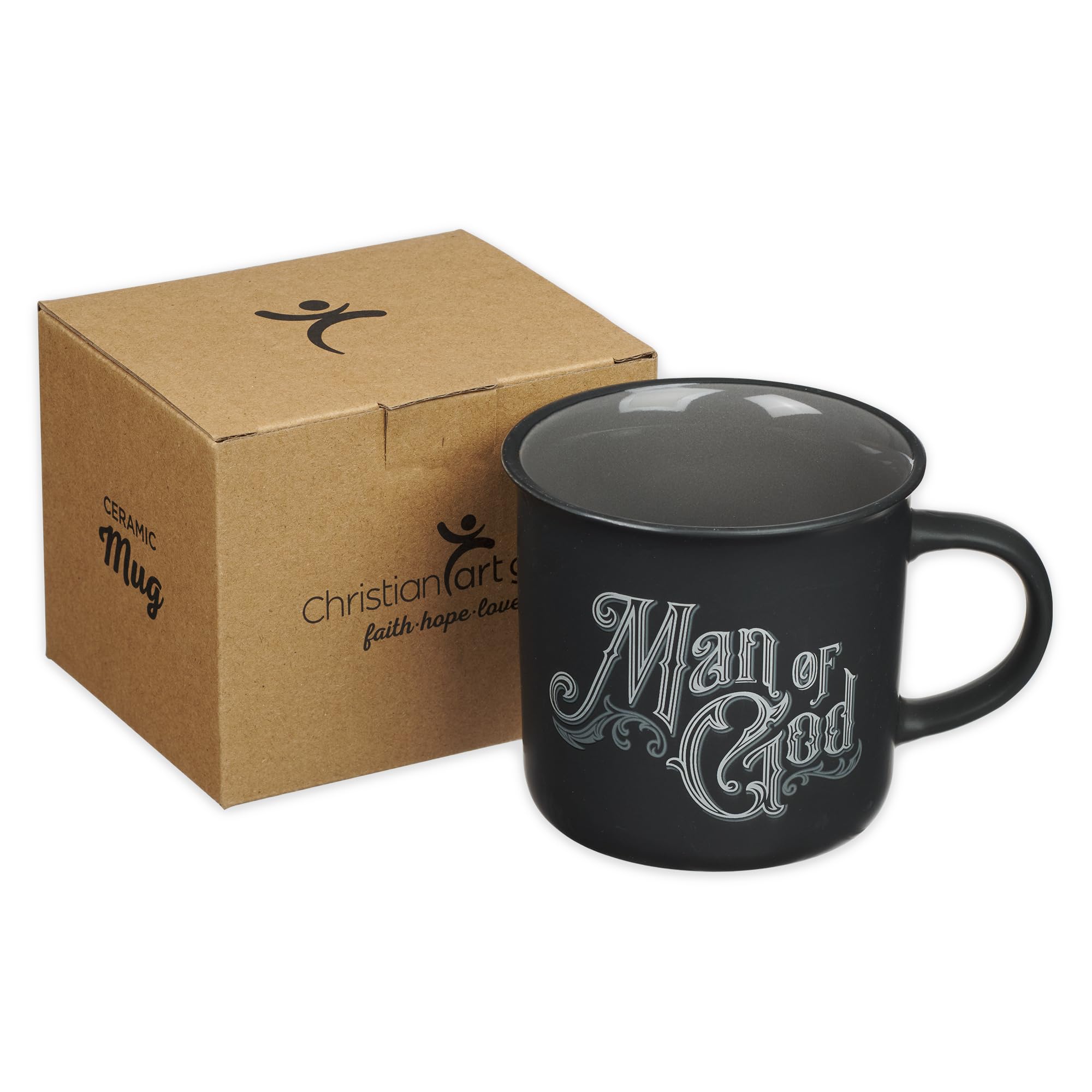 Christian Art Gifts Lavender Camp Style Ceramic Coffee Mug – 13 oz. Microwave & Dishwasher Safe Inspirational Scripture Coffee & Tea Mug for Women with Bible Verse: Let Your Light Shine – Matthew 5:16