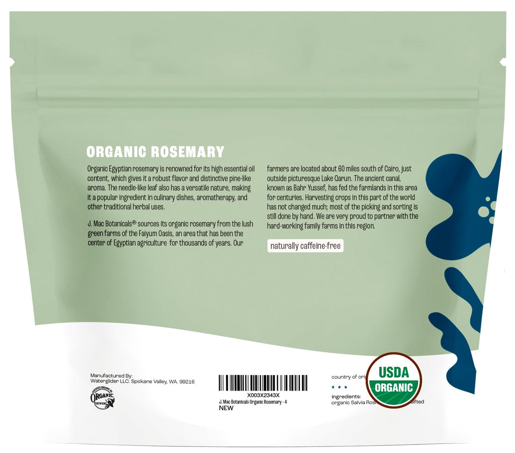 J Mac Botanicals, Organic Dandelion Leaves (4 oz bag) USDA Certified Organic Dandelion leaf tea, te diente de leon organico, Packaged in the USA, Cut and Sifted, No Caffeine
