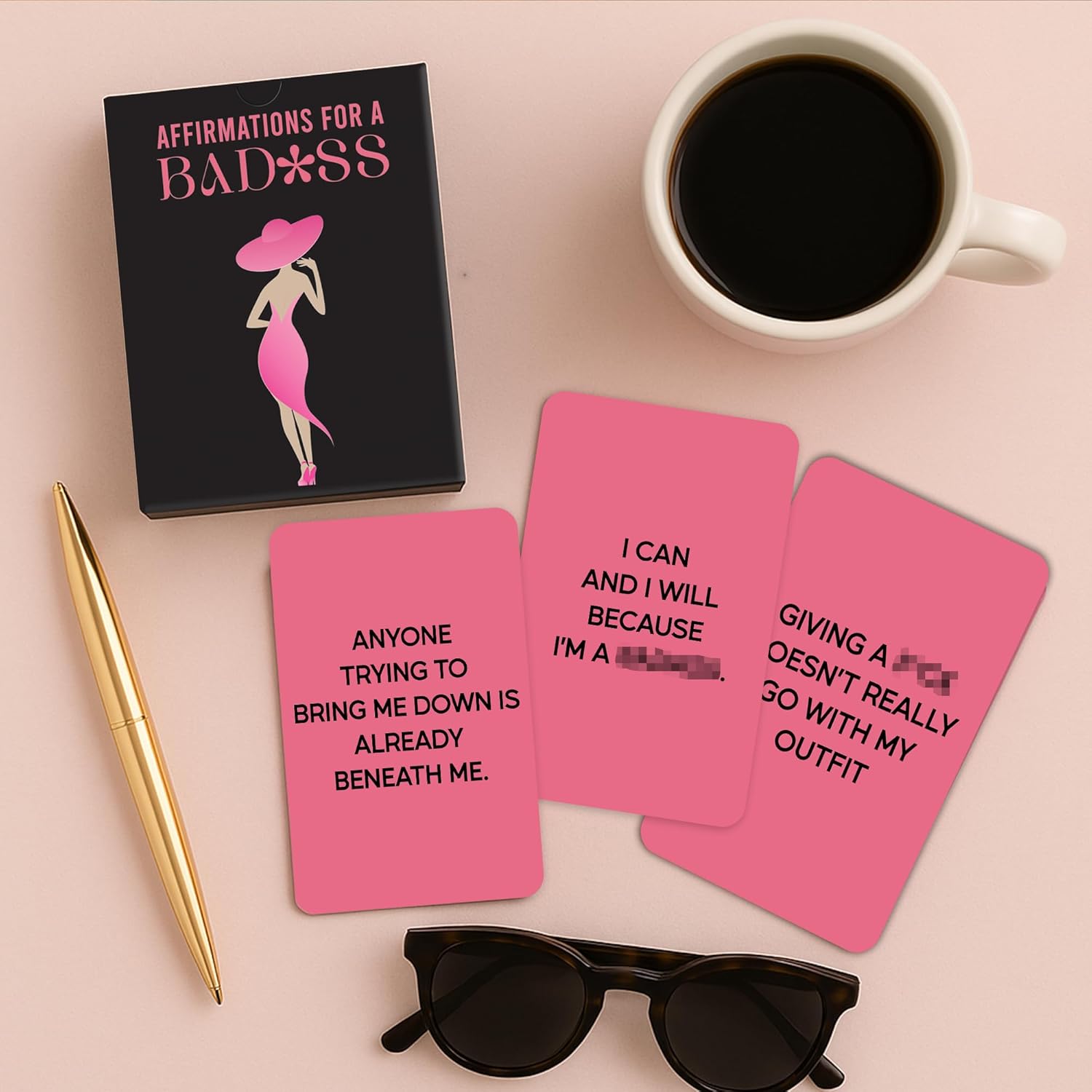 50 Affirmation Cards for Women – Motivational Gift for Her, Best Friend Birthday Gifts, Self-Care – Bold Daily Positive Mindfulness Deck for Confidence & Encouragement