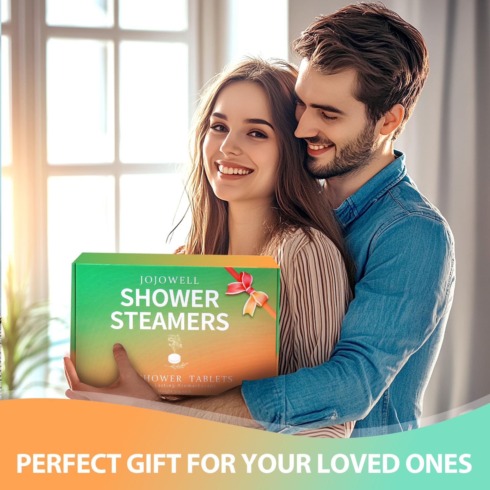JoJowell Shower Steamers Aromatherapy - 18 Pack Birthday Gifts for Women Men, Mothers Day Gifts for Mom Wife Grandma from Daughter Son, Self Care with Natural Essential Oils Relaxation Home SPA