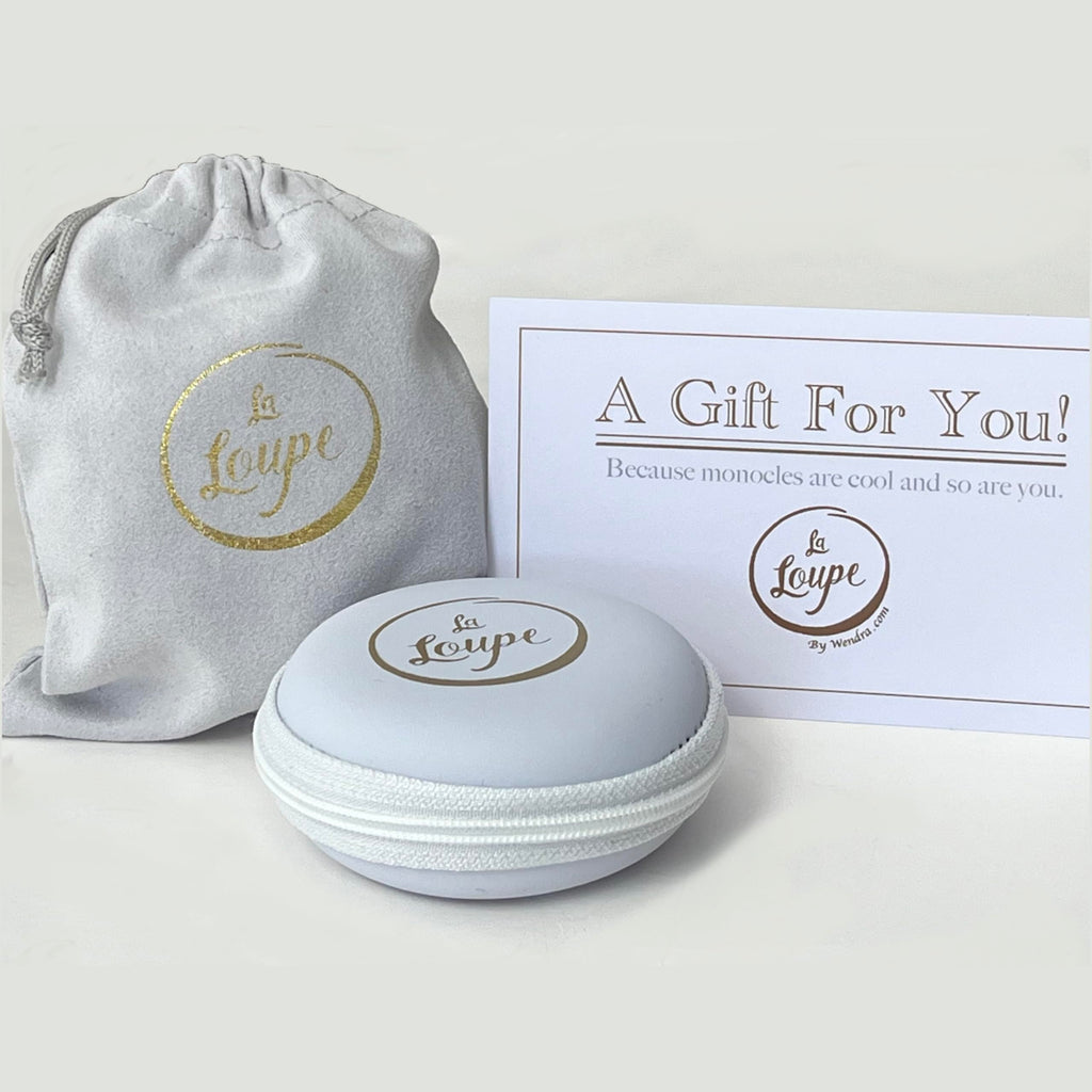 by Wendra Magnifying Necklace with Natural Crystal to Increase Vision & Energy. Handmade