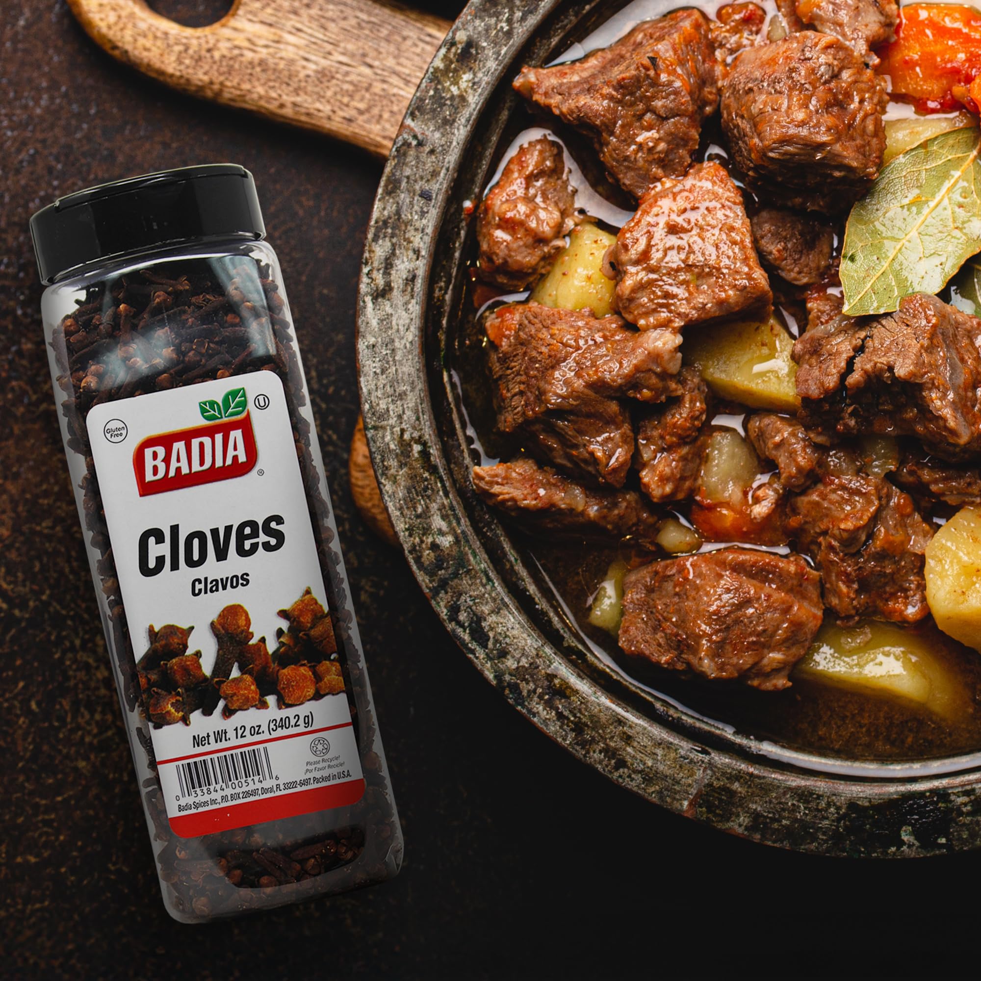 Badia Whole Cloves, 1.25 oz, Premium Spice for Baking, Cooking, Beverages, Aromatic & Flavorful
