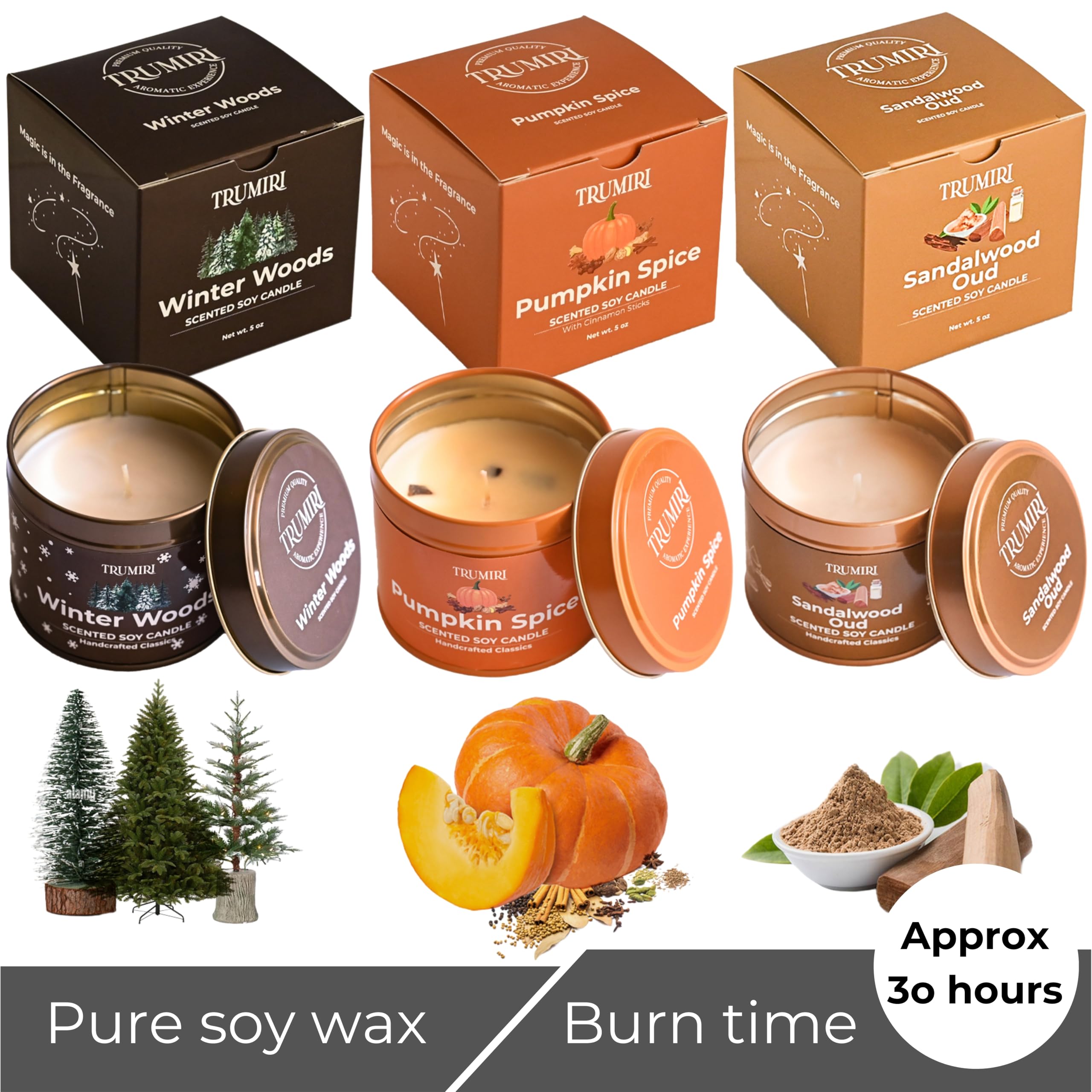 Sage Candle for Cleansing House Negative Energy Smudge Kit - 5oz Soy Wax Natural Clean Organic Non Toxic - Aromatherapy Spiritual Meditation Gifts - Long Lasting Highly Scented Candel with Crystals