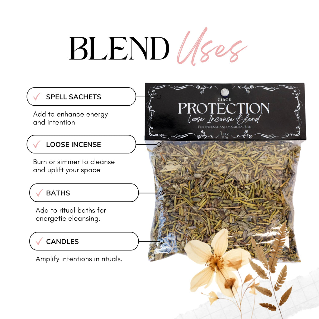 CIRCE Loose Herb Incense Love Spell Aromatic Blend - for Ritual Practices, Amulet Bags, Candle Magic or Loose Incense -Attract New Love or Enhance Existing Flame - Rose Petals & Lavender - 1oz