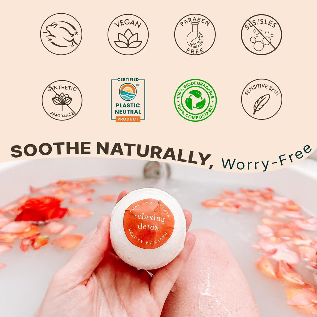 Bath Bombs Gift Set - USA Made with Organic & Natural Ingredients, Mothers Day Gifts for Mom & Wife, Relaxing Spa Gifts for Women & Men