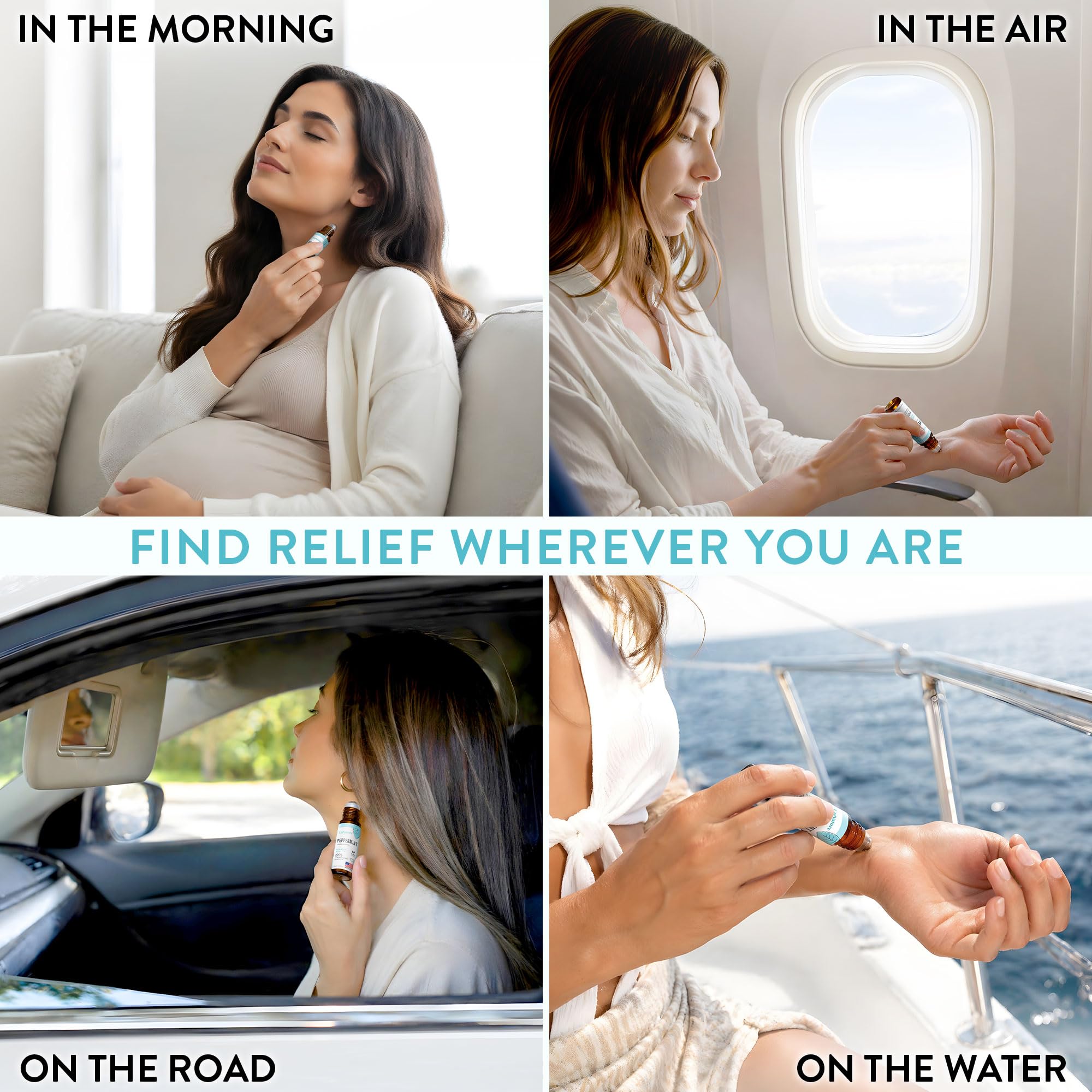 UpNature Calm Essential Oil Roll On - Self Care Gifts for Mom Women Her - 100% Natural Aromatherapy Blend for Relaxation Relief