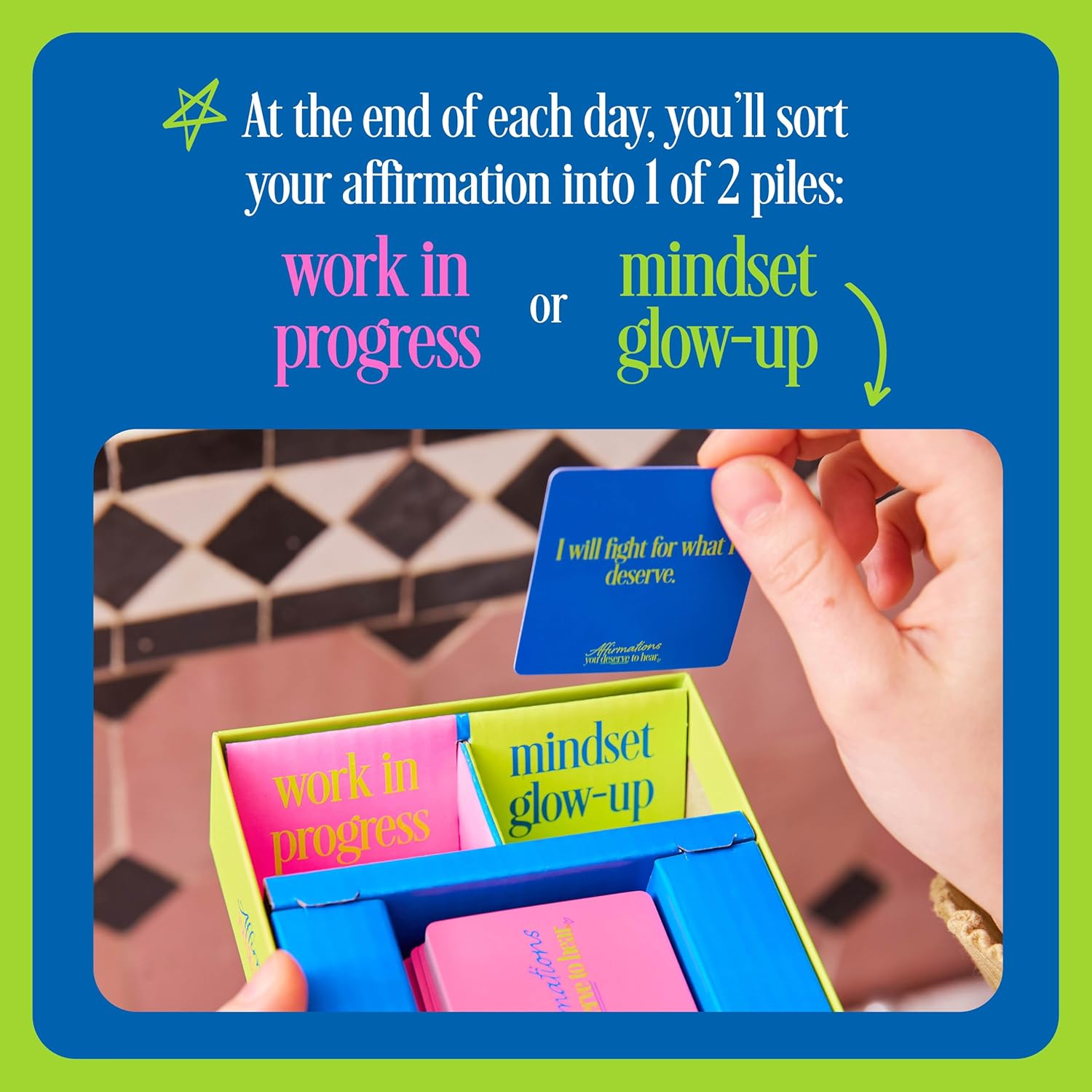 Affirmations You Deserve to Hear by Relatable - Bold Daily Affirmation Cards for Women, Perfect Self Care Gifts for Mom, Birthday Gifts for Women, and Motivational Cards 100 Cards