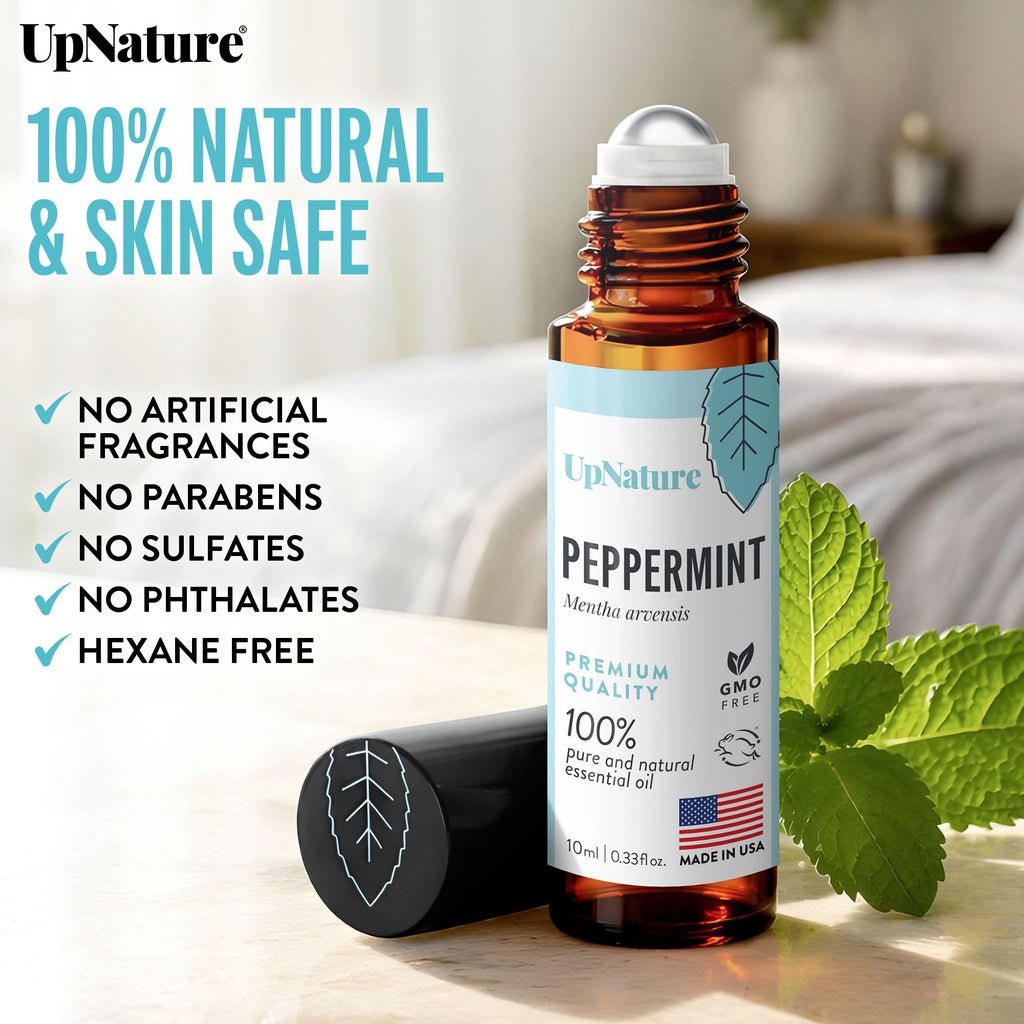 UpNature Calm Essential Oil Roll On - Self Care Gifts for Mom Women Her - 100% Natural Aromatherapy Blend for Relaxation Relief