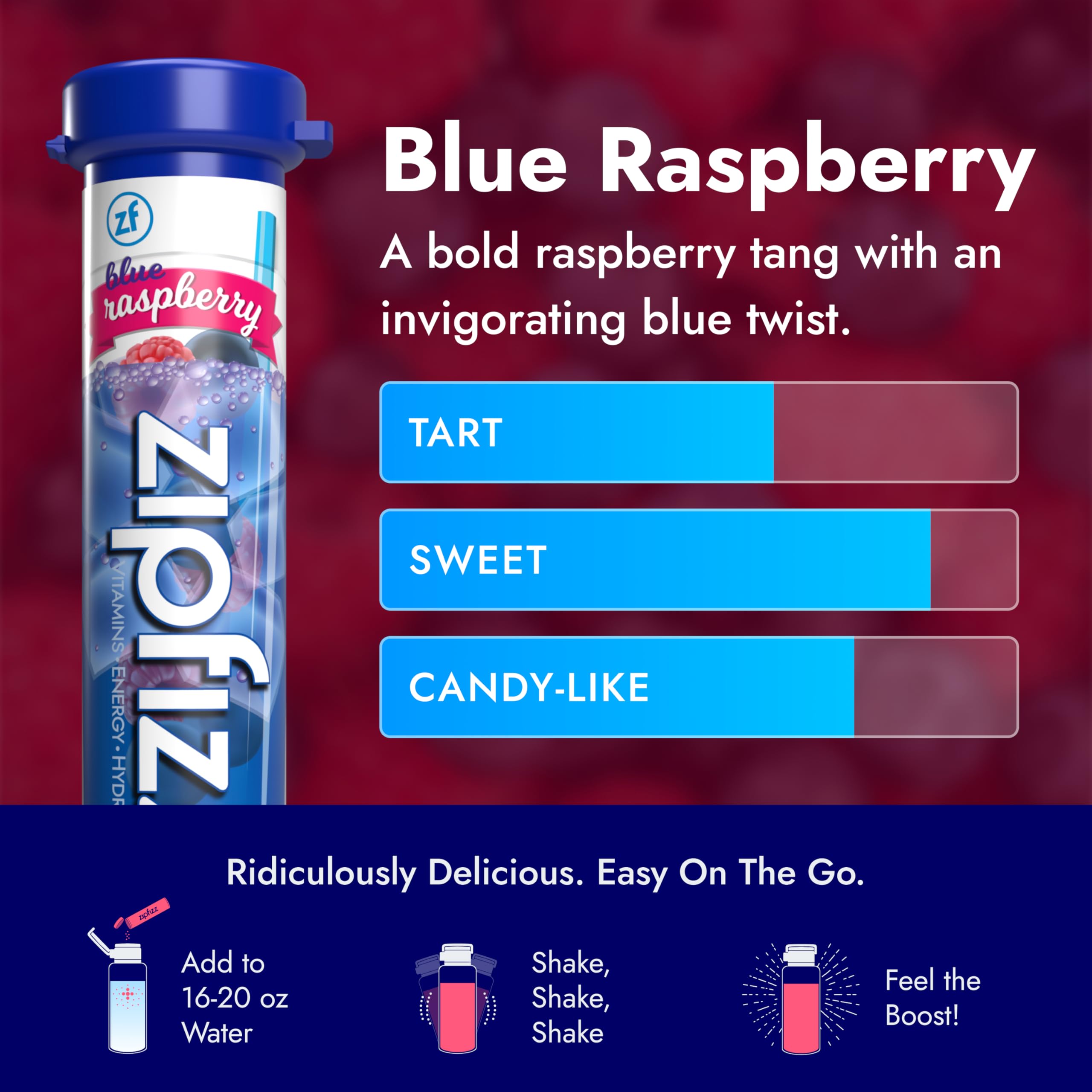 Zipfizz Daily Energy Drink Powder, Variety Pack, 15 Pack | 3-in-1 Sustained Energy, Rapid Hydration, and Essential Vitamins | Sugar-Free | Electrolyte Powder | Contains Vitamin B-12 & Antioxidants