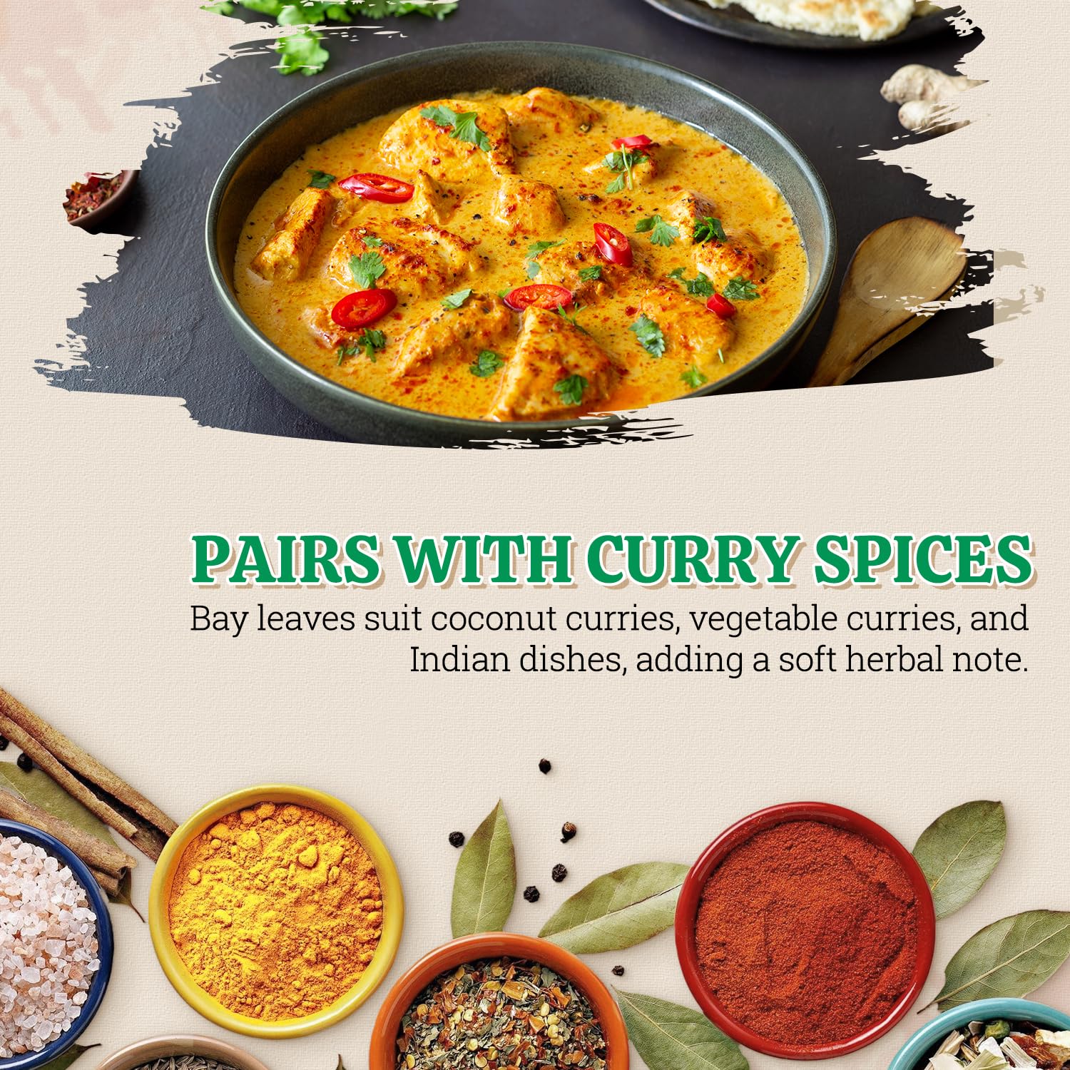 52USA Bay Leaves Whole, 2 oz, Dried Bay Leaves, All Natural, Gluten Free, Caffeine Free, No Sugar, Laurel Herbs for Cooking