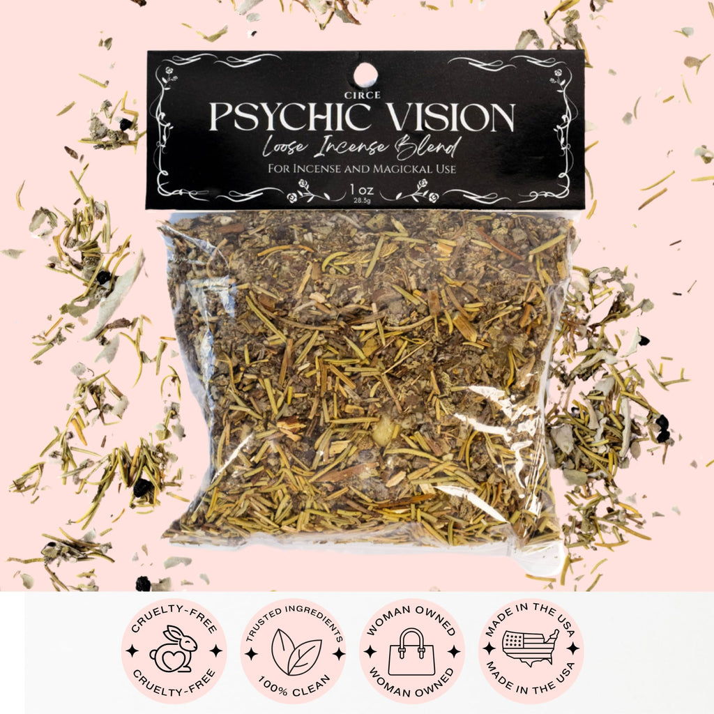 CIRCE Loose Herb Incense Love Spell Aromatic Blend - for Ritual Practices, Amulet Bags, Candle Magic or Loose Incense -Attract New Love or Enhance Existing Flame - Rose Petals & Lavender - 1oz