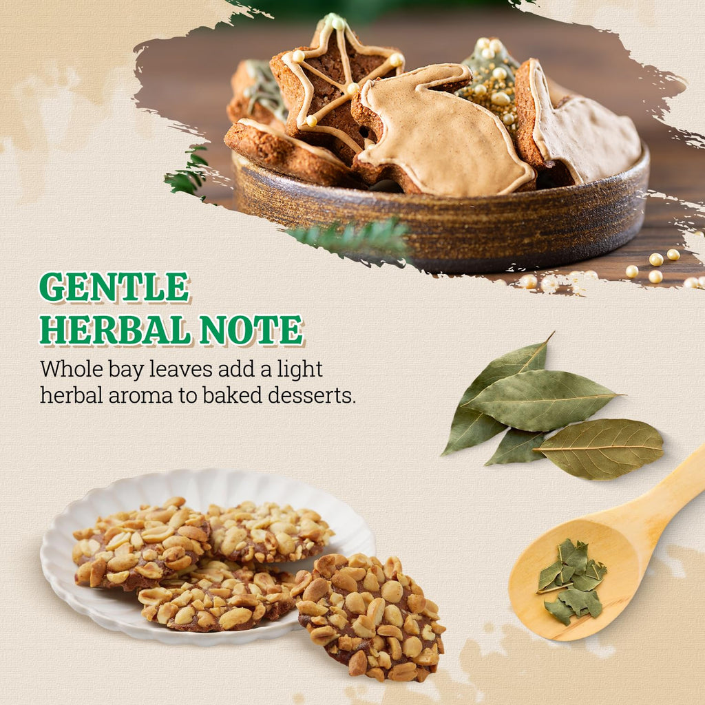 52USA Bay Leaves Whole, 2 oz, Dried Bay Leaves, All Natural, Gluten Free, Caffeine Free, No Sugar, Laurel Herbs for Cooking