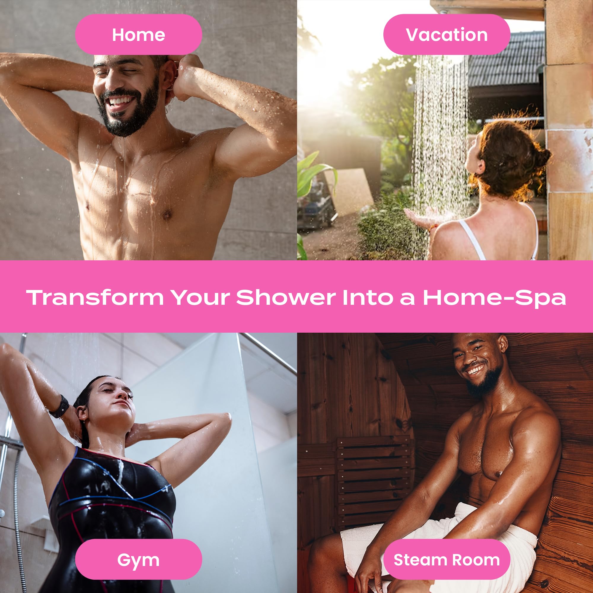 Body Restore Shower Steamers Aromatherapy 6 Pack – Mothers Day Gifts for Mom, Birthday Gifts for Women, Relaxation Stress Relief Self Care – Bloom