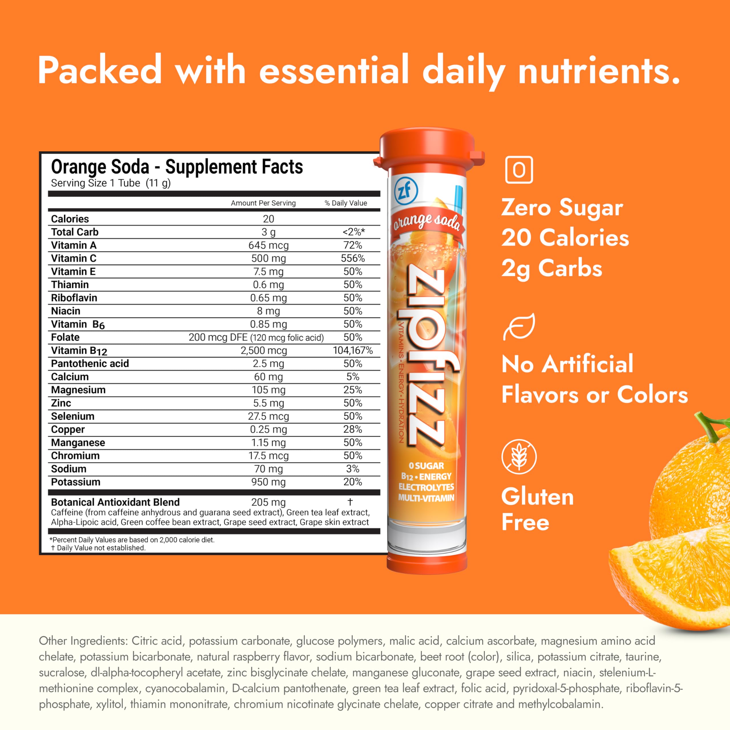 Zipfizz Daily Energy Drink Powder, Variety Pack, 15 Pack | 3-in-1 Sustained Energy, Rapid Hydration, and Essential Vitamins | Sugar-Free | Electrolyte Powder | Contains Vitamin B-12 & Antioxidants