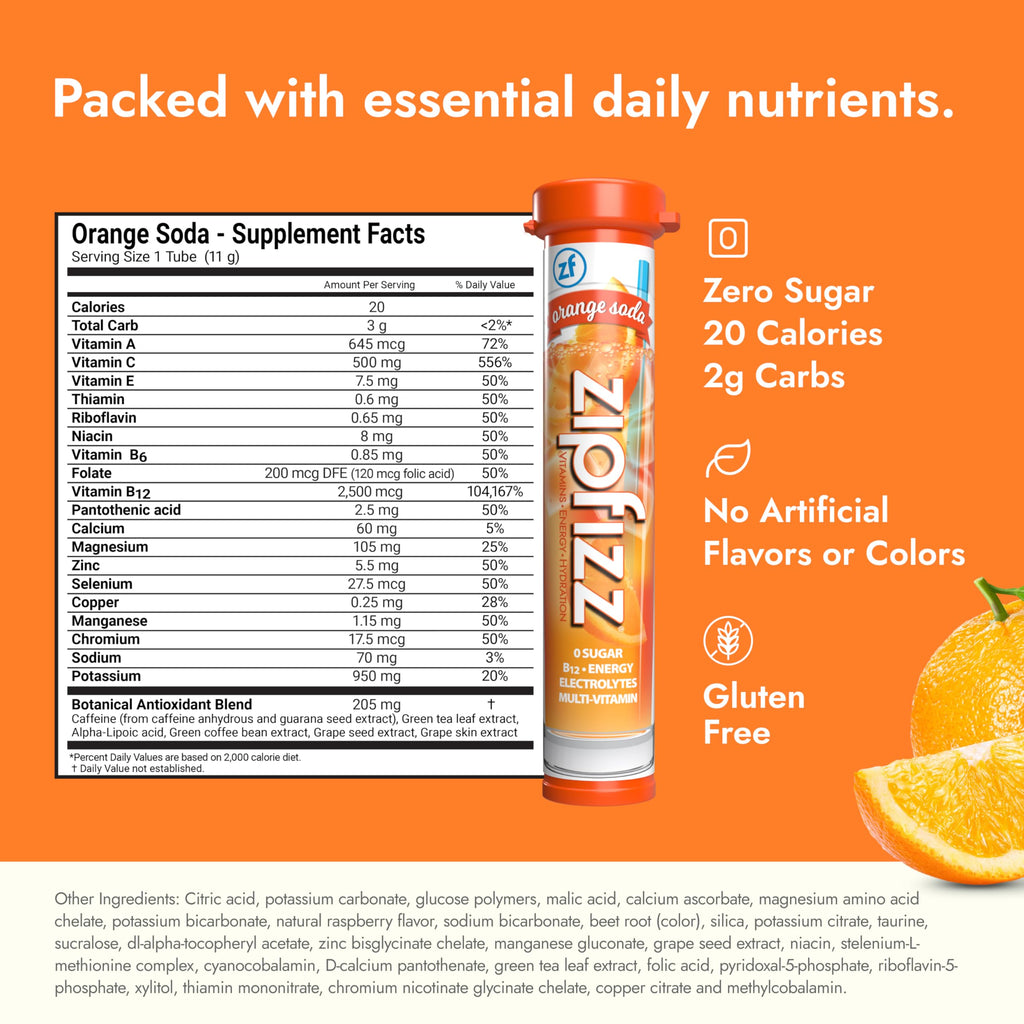 Zipfizz Daily Energy Drink Powder, Variety Pack, 15 Pack | 3-in-1 Sustained Energy, Rapid Hydration, and Essential Vitamins | Sugar-Free | Electrolyte Powder | Contains Vitamin B-12 & Antioxidants