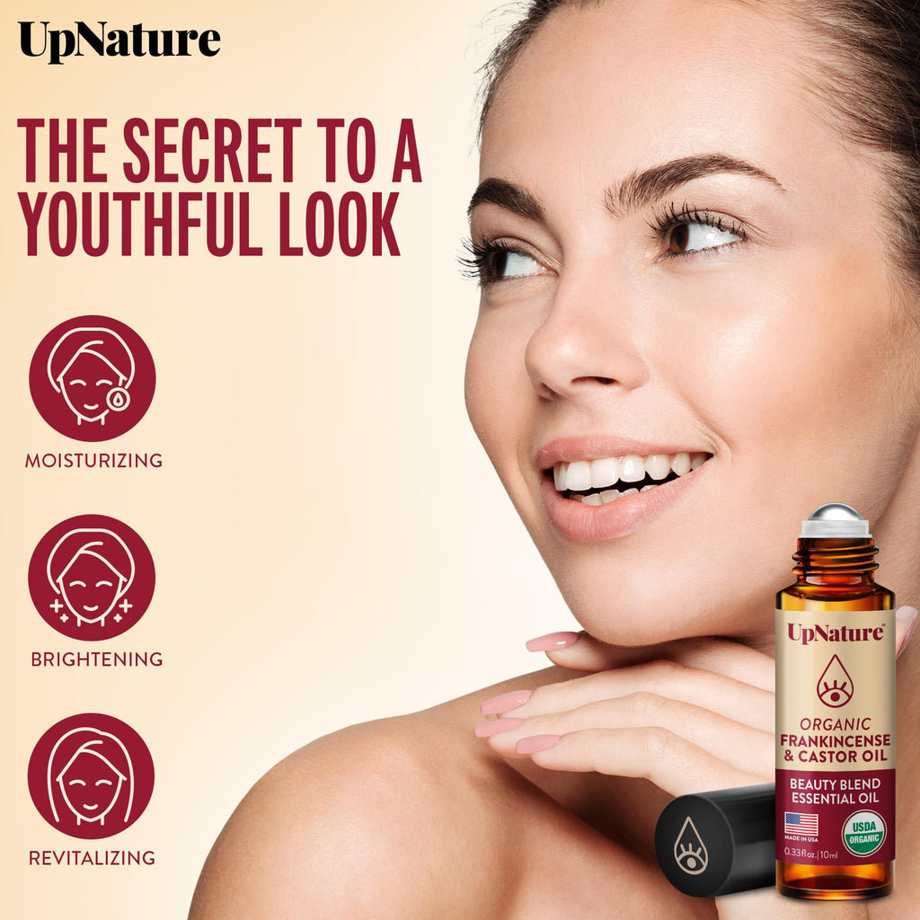 UpNature Calm Essential Oil Roll On - Self Care Gifts for Mom Women Her - 100% Natural Aromatherapy Blend for Relaxation Relief